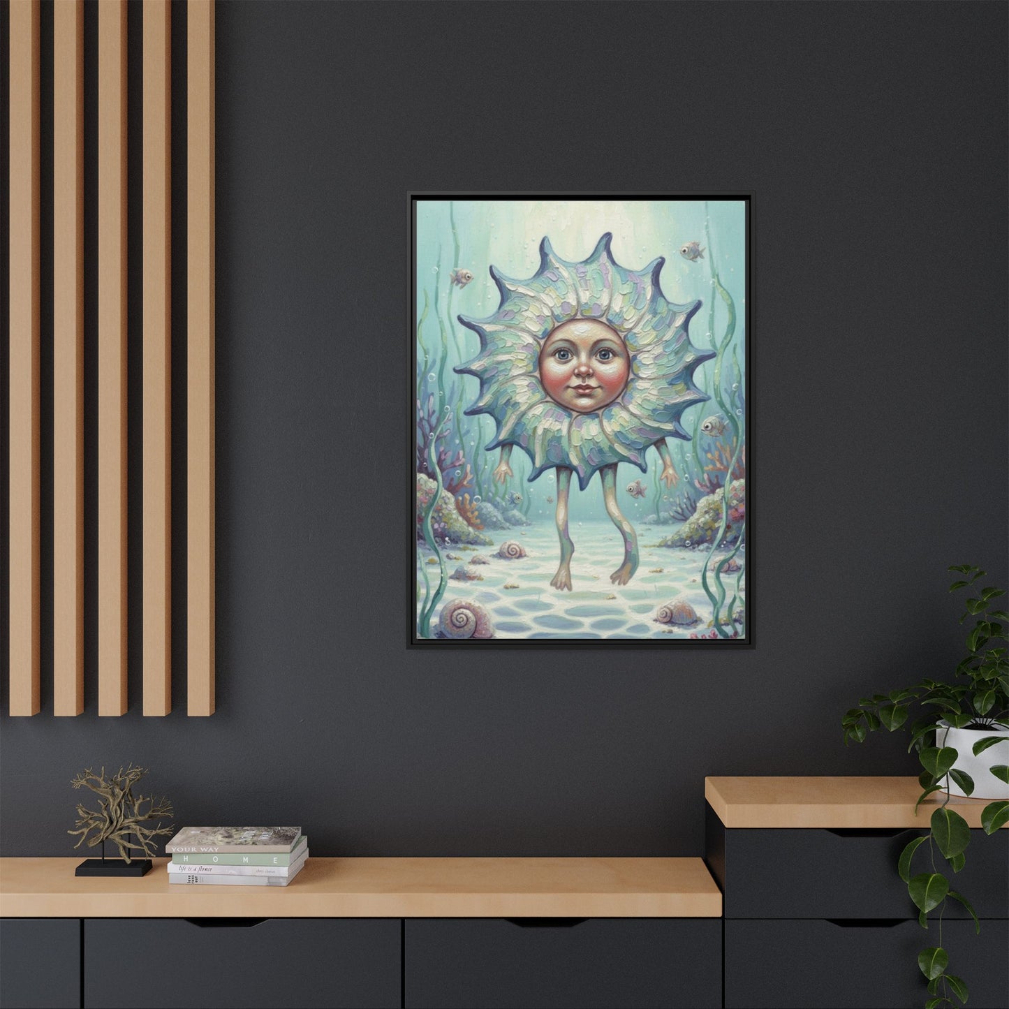 Vibration of the Keys “Baby Conch” Wall Art