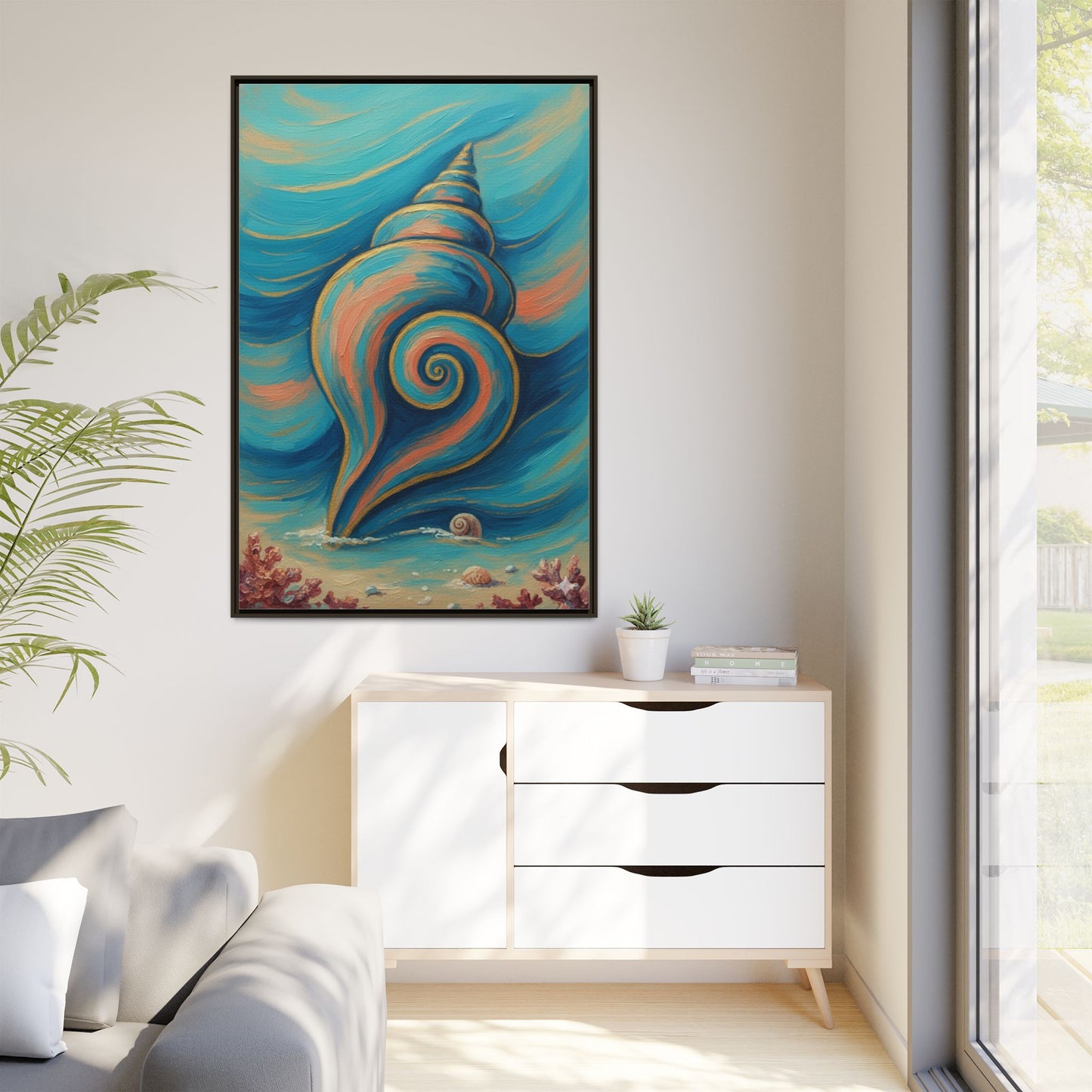 Vibration of the Keys – Colorful Sea Shell Coastal Wall Art
