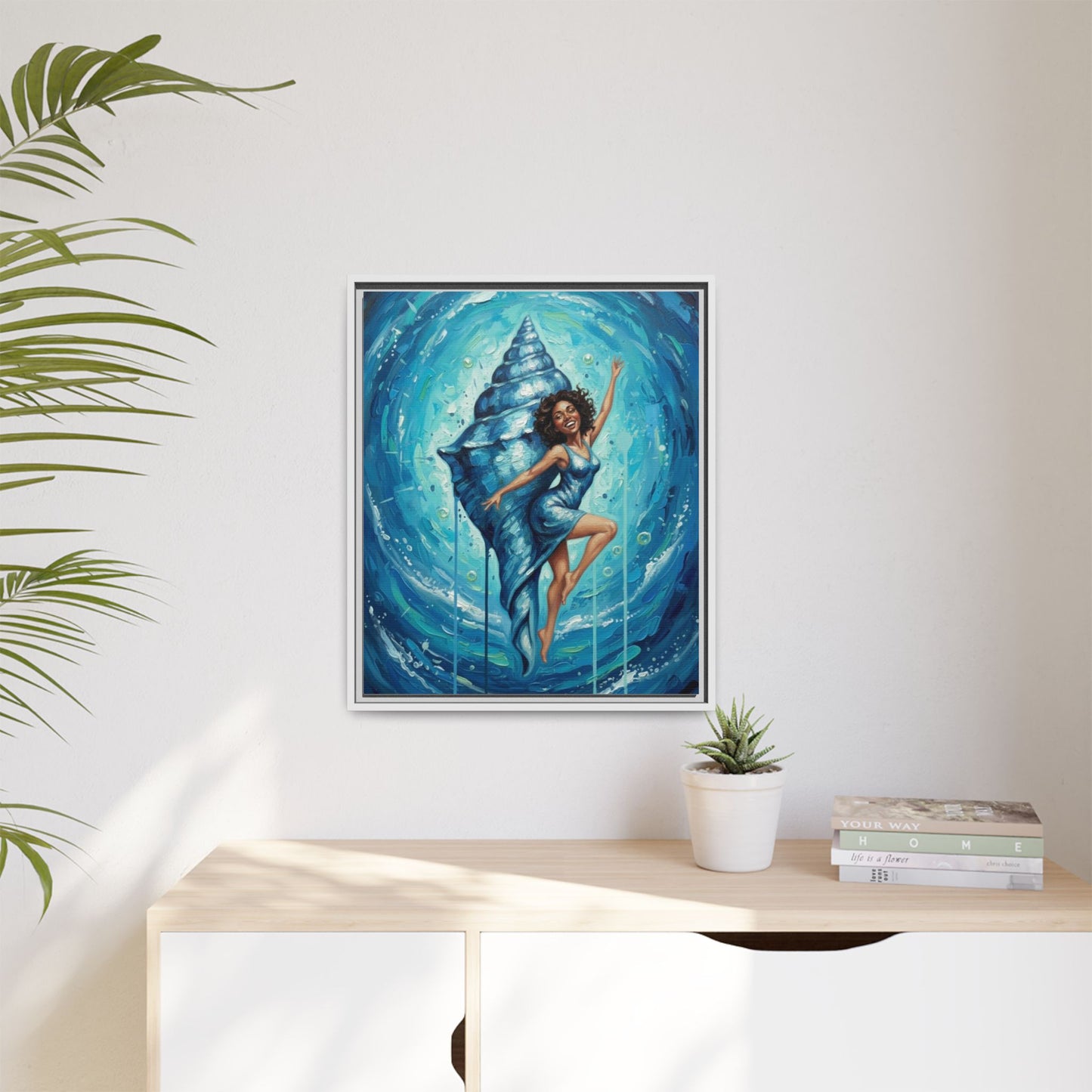 Vibration of the Keys Conch Shell Dancer (Blue)