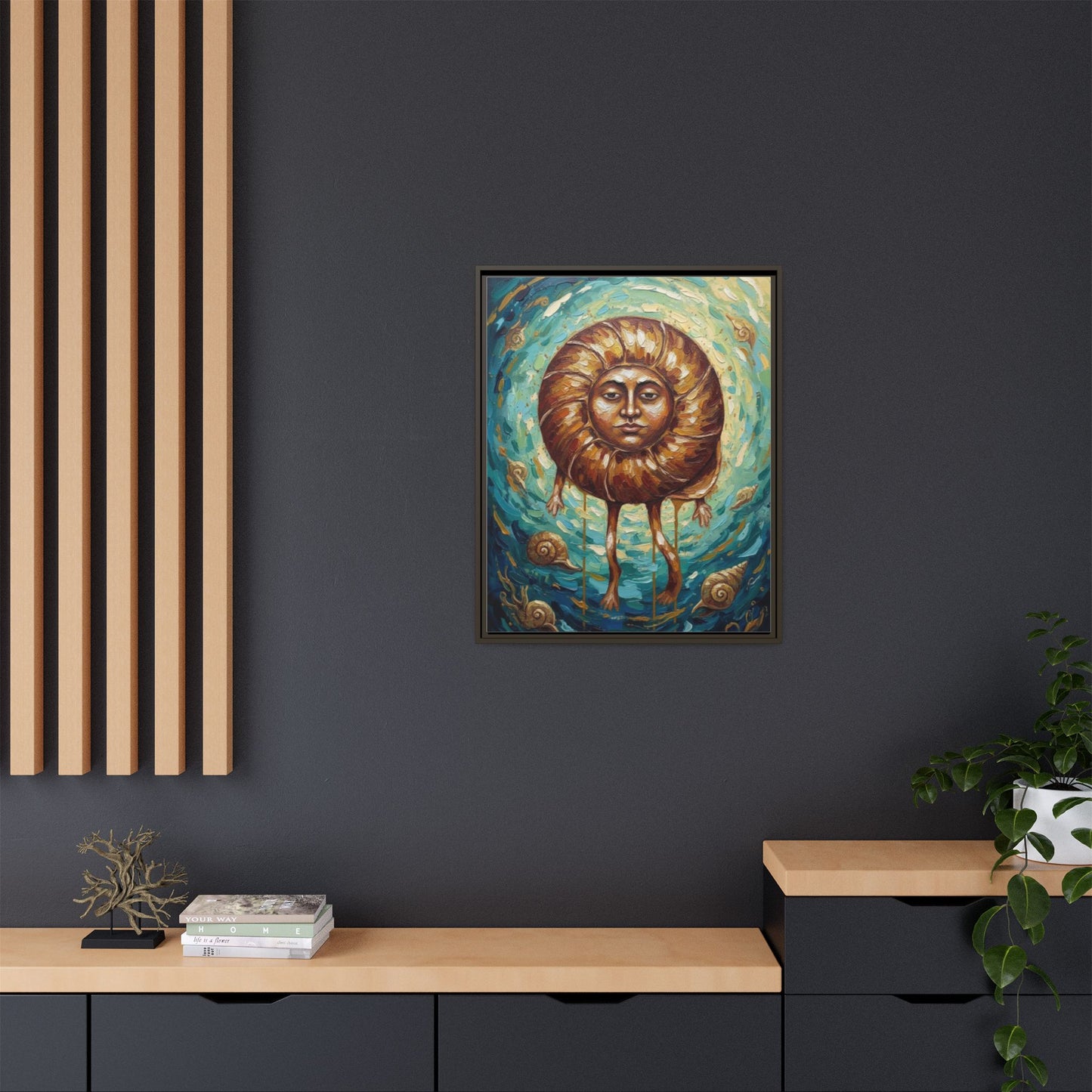 Vibration of the Keys “Father Conch” Wall Art