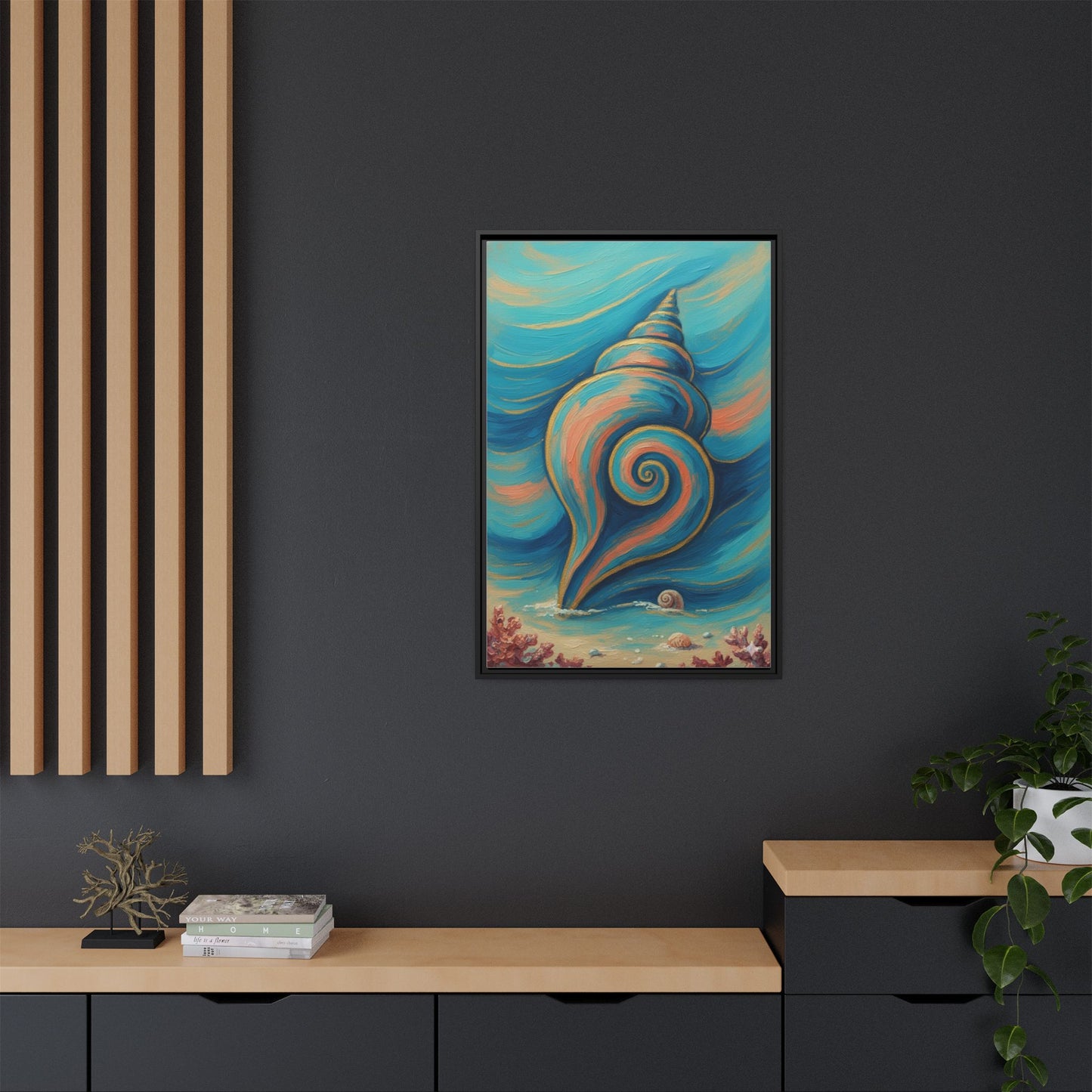 Vibration of the Keys – Colorful Sea Shell Coastal Wall Art