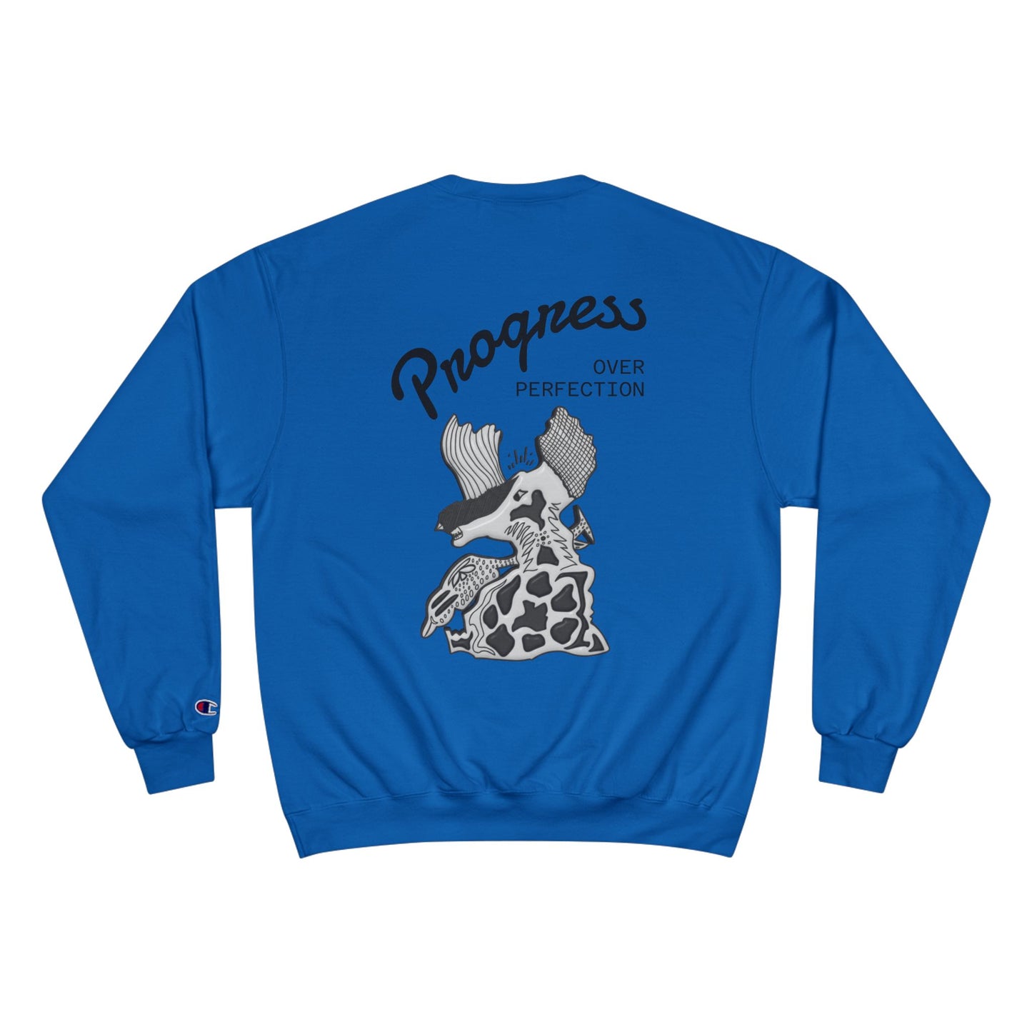 Progress Over Perfection Champion Crewneck