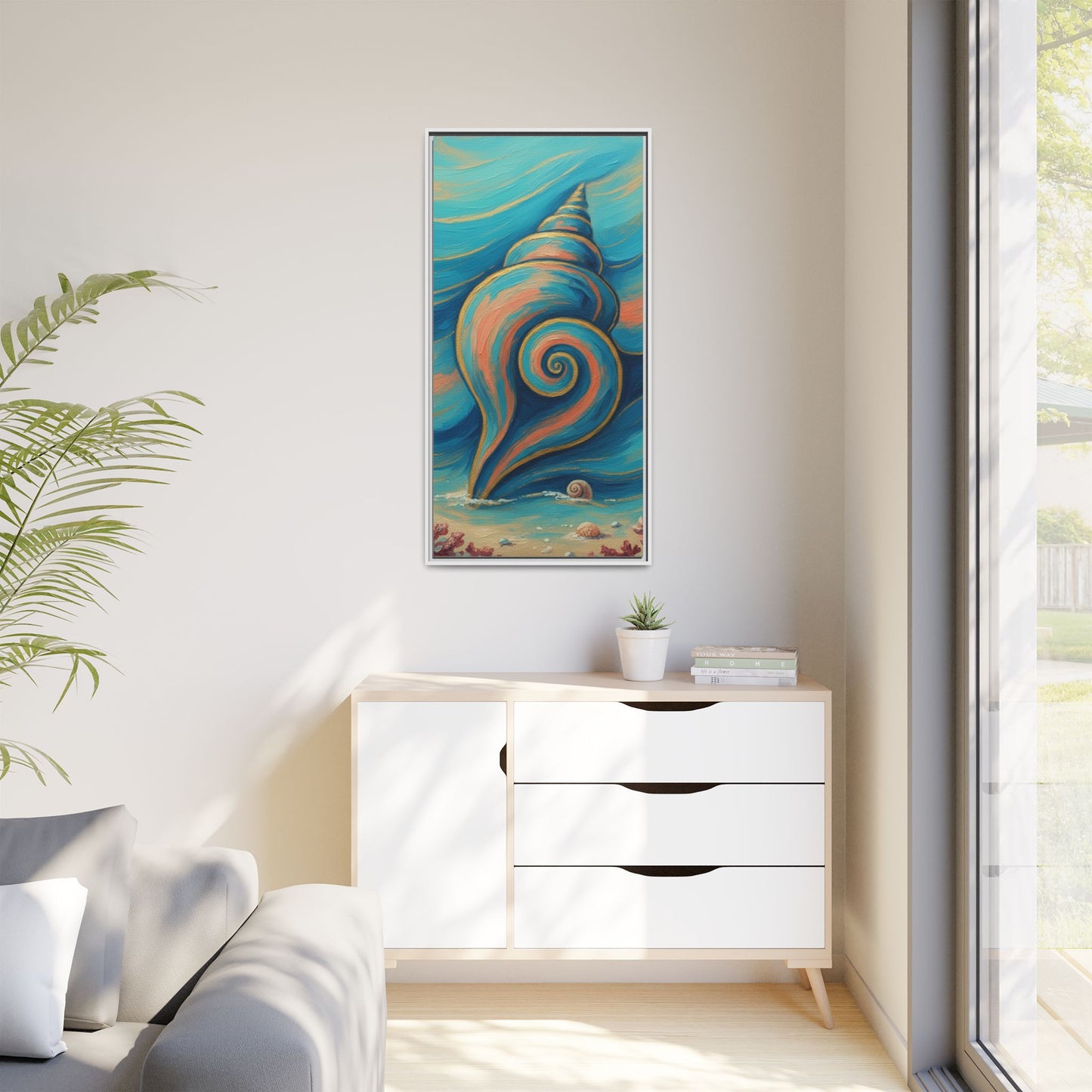 Vibration of the Keys – Colorful Sea Shell Coastal Wall Art