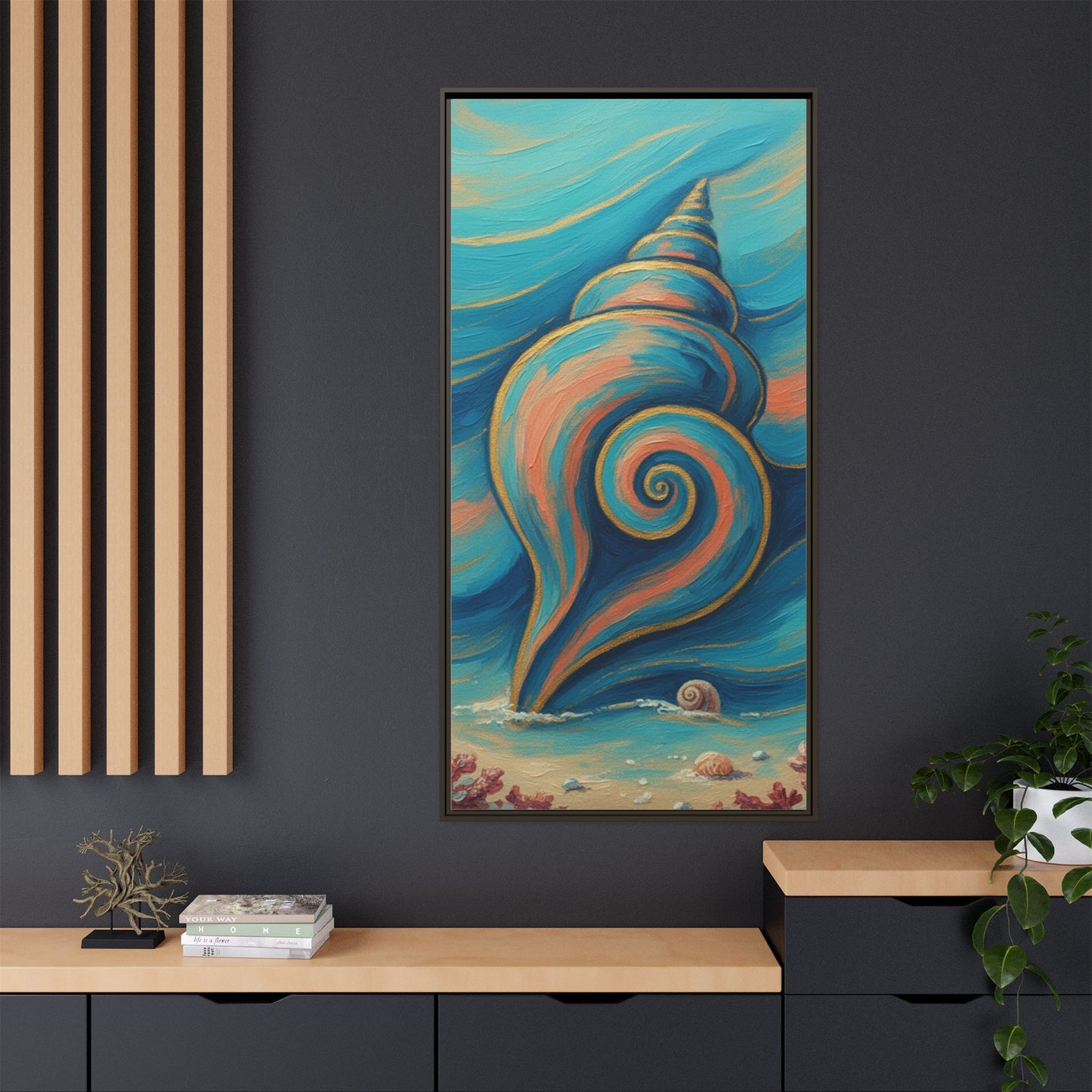 Vibration of the Keys – Colorful Sea Shell Coastal Wall Art