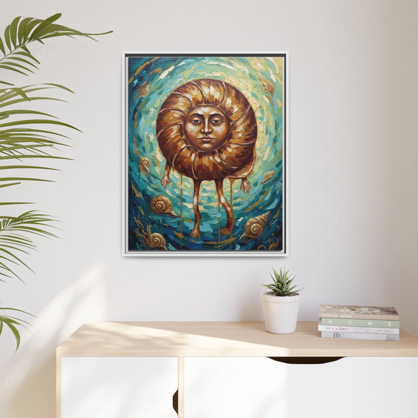 Vibration of the Keys “Father Conch” Wall Art