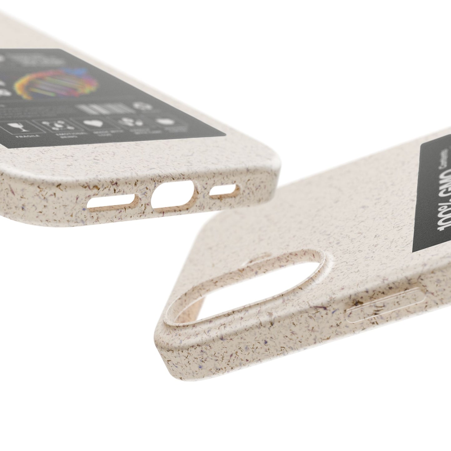 "100% GMO Free Hueman Being" Eco-Friendly Protective Cover