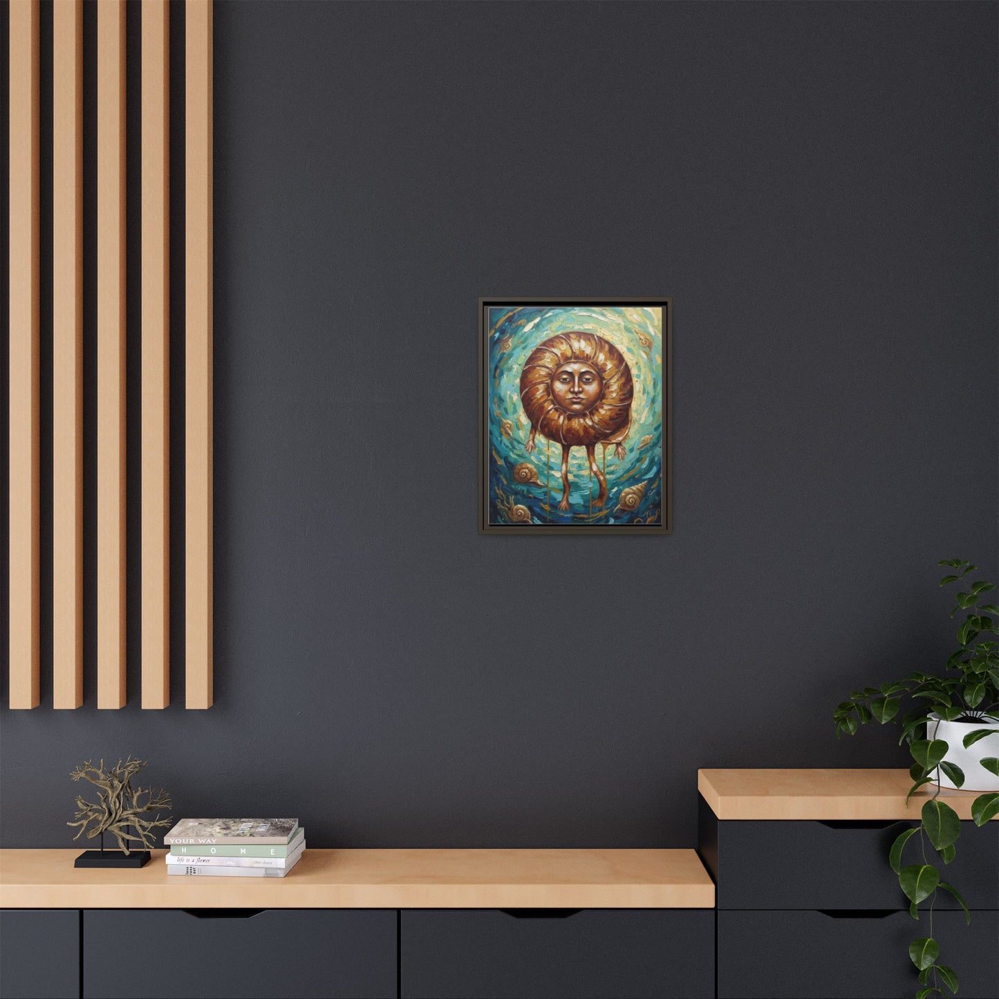Vibration of the Keys “Father Conch” Wall Art