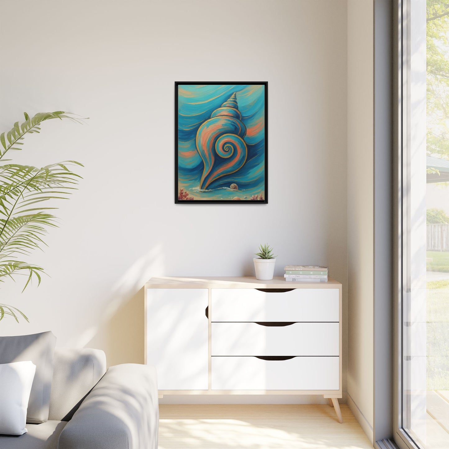 Vibration of the Keys – Colorful Sea Shell Coastal Wall Art