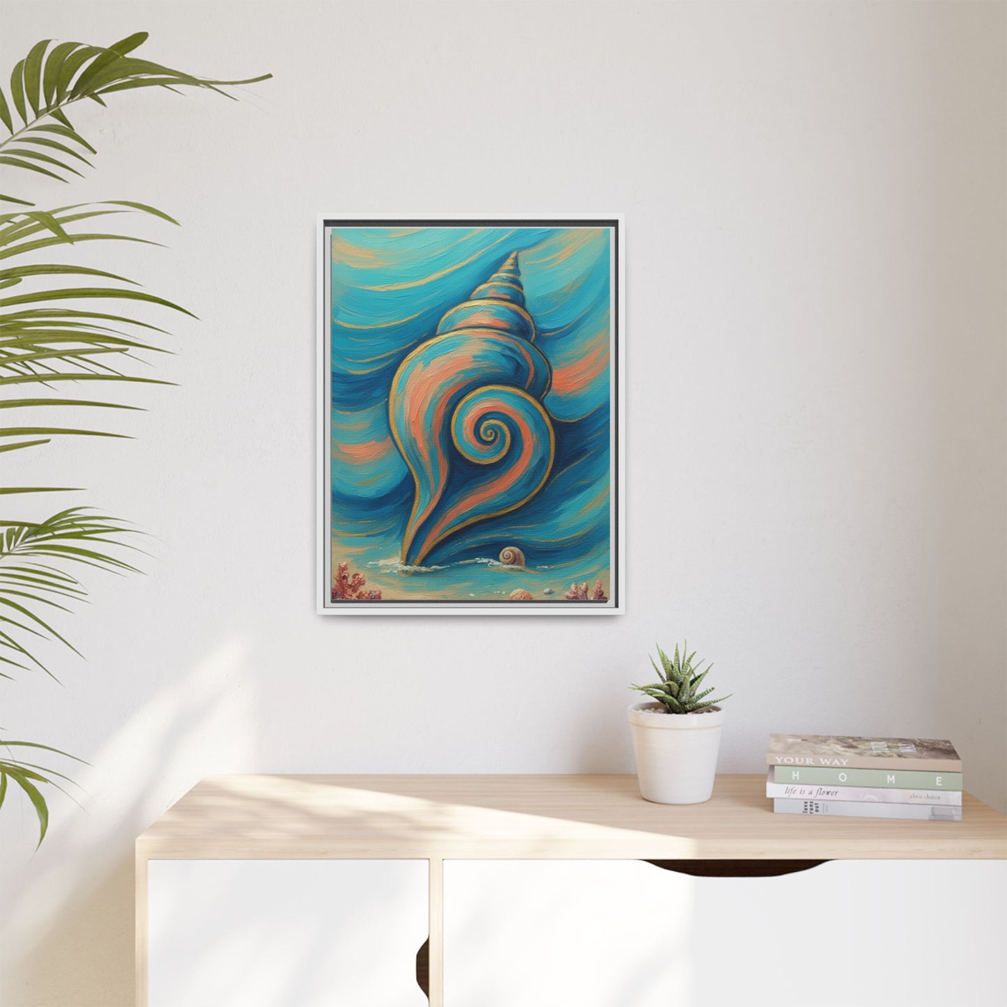 Vibration of the Keys – Colorful Sea Shell Coastal Wall Art