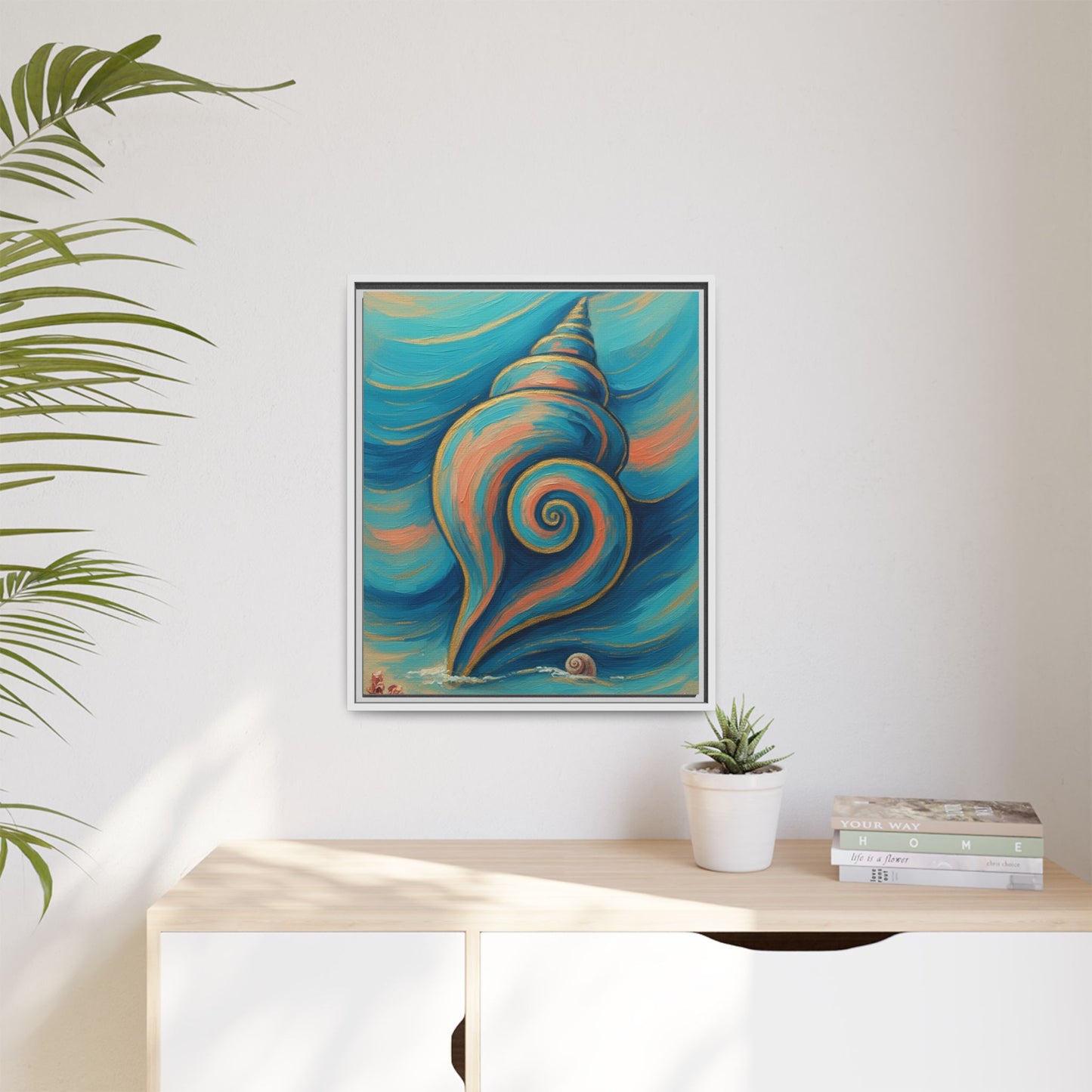Vibration of the Keys – Colorful Sea Shell Coastal Wall Art