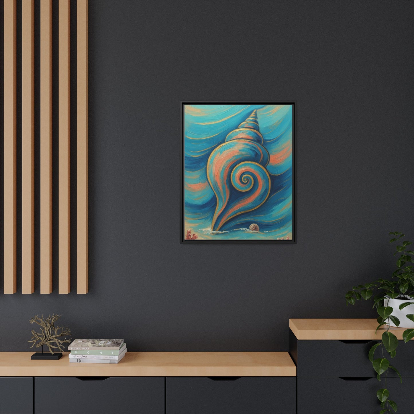 Vibration of the Keys – Colorful Sea Shell Coastal Wall Art