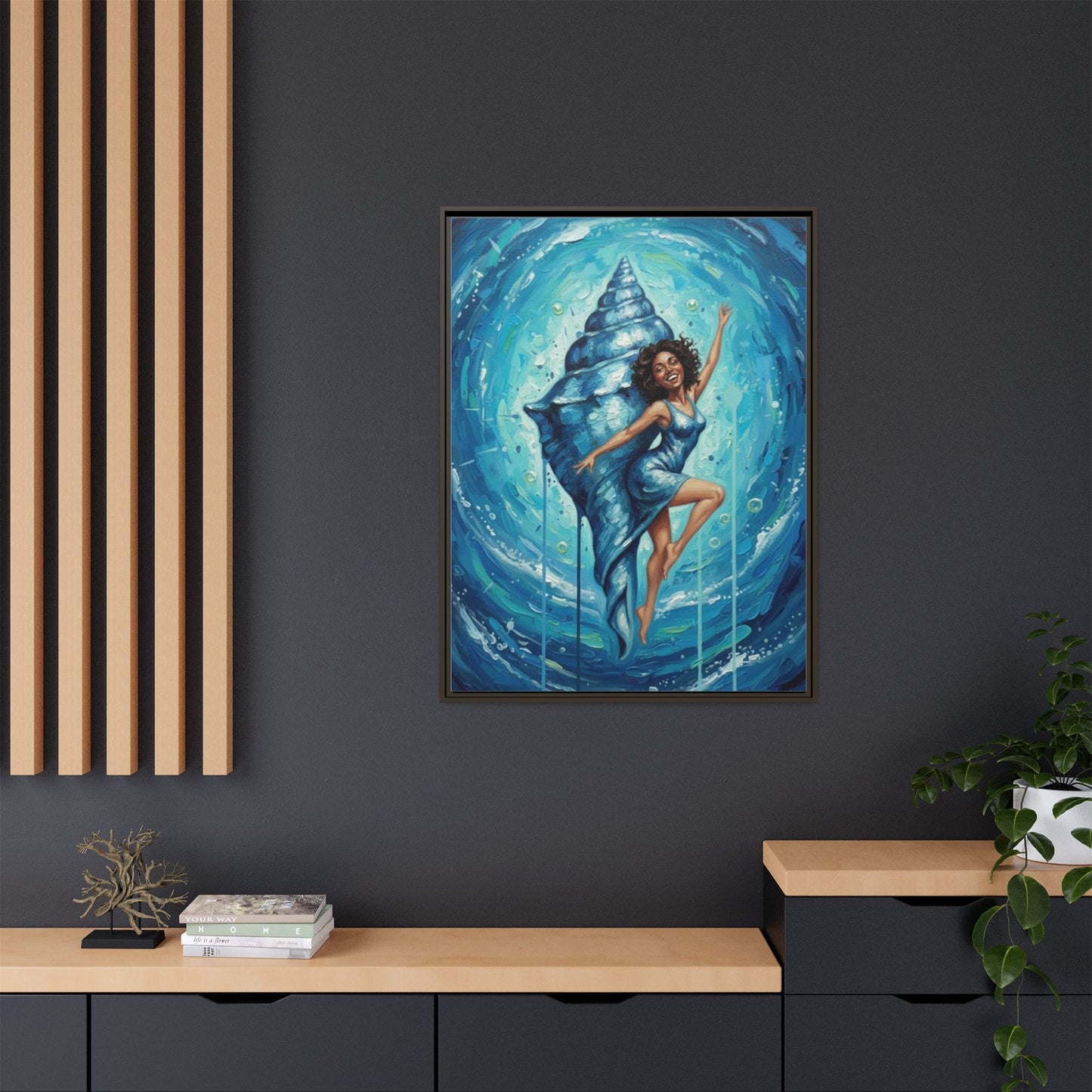 Vibration of the Keys Conch Shell Dancer (Blue)