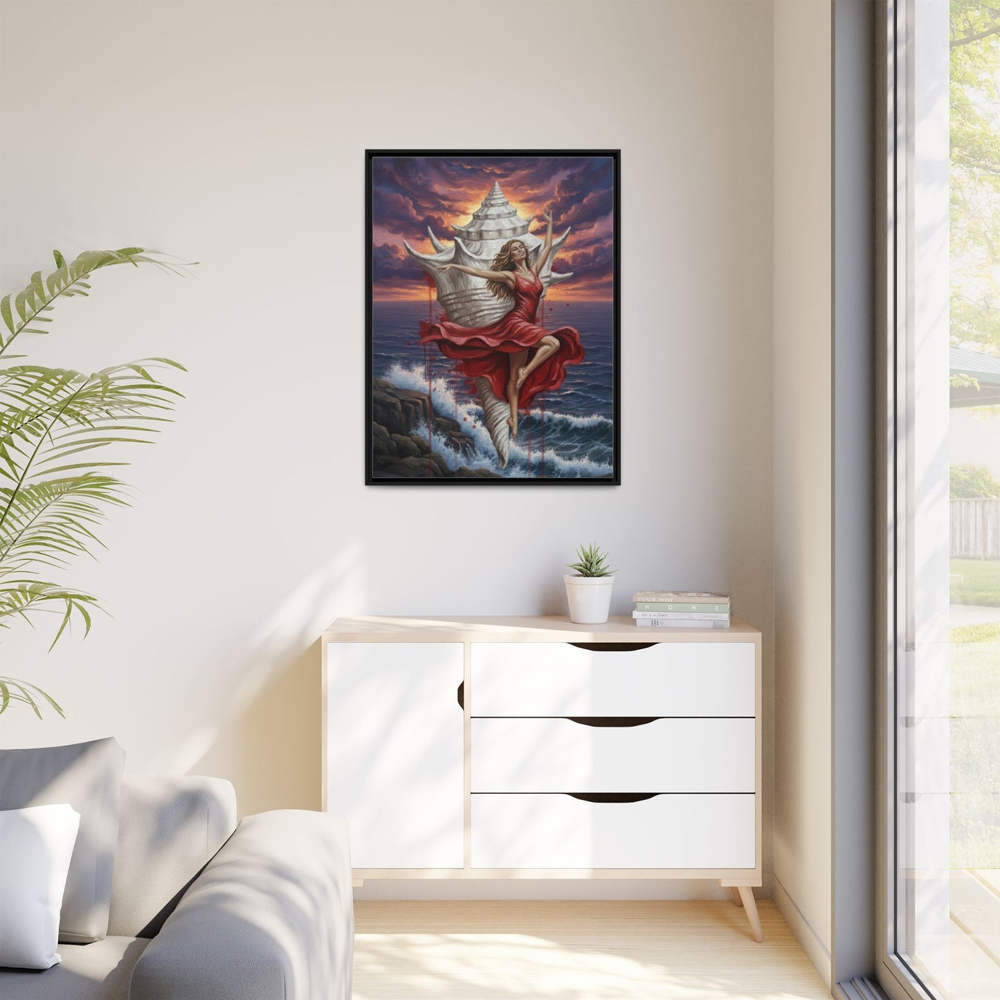 Vibration of the Keys Conch Shell Dancer (Red)