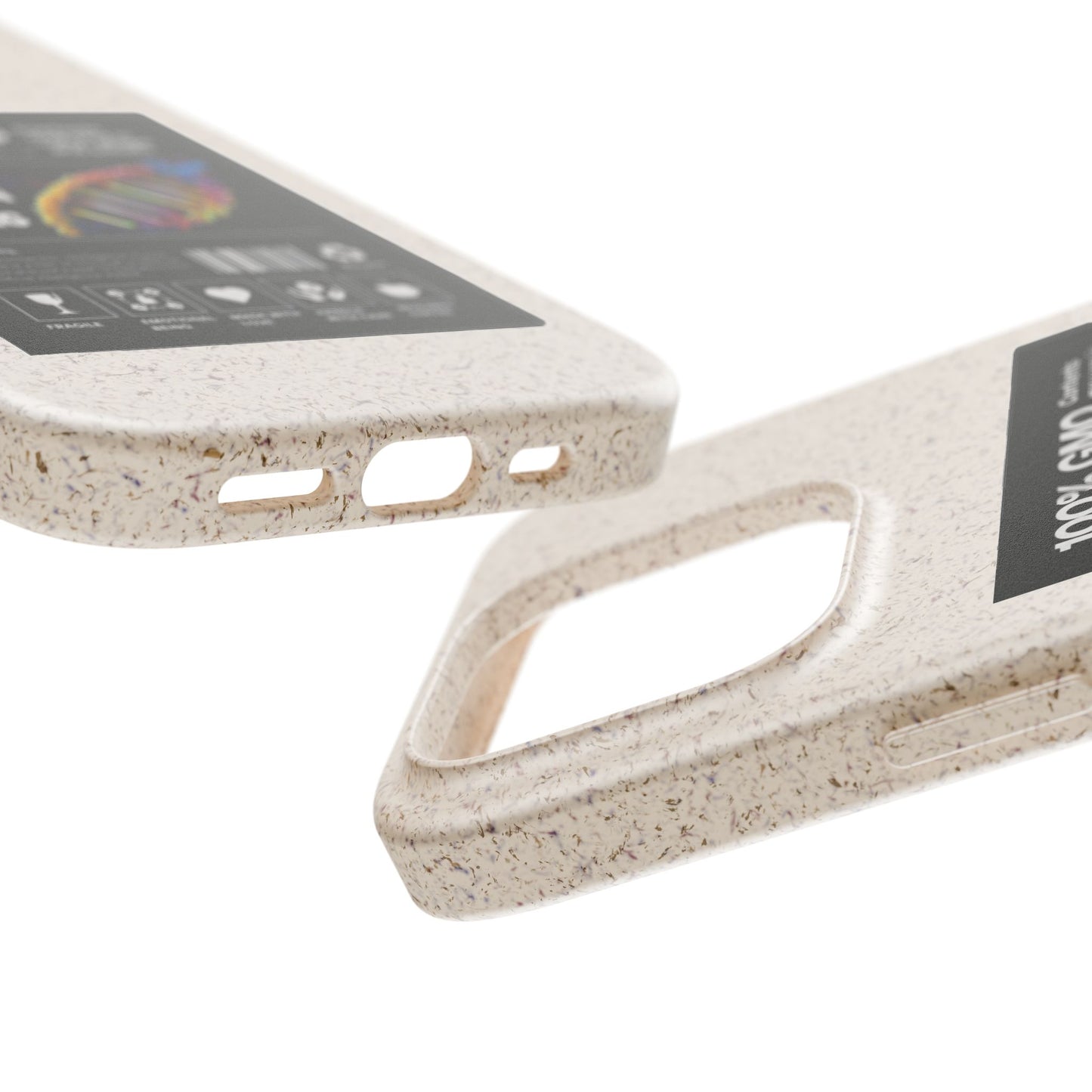 "100% GMO Free Hueman Being" Eco-Friendly Protective Cover