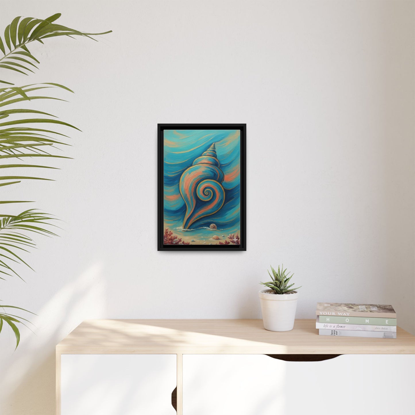 Vibration of the Keys – Colorful Sea Shell Coastal Wall Art
