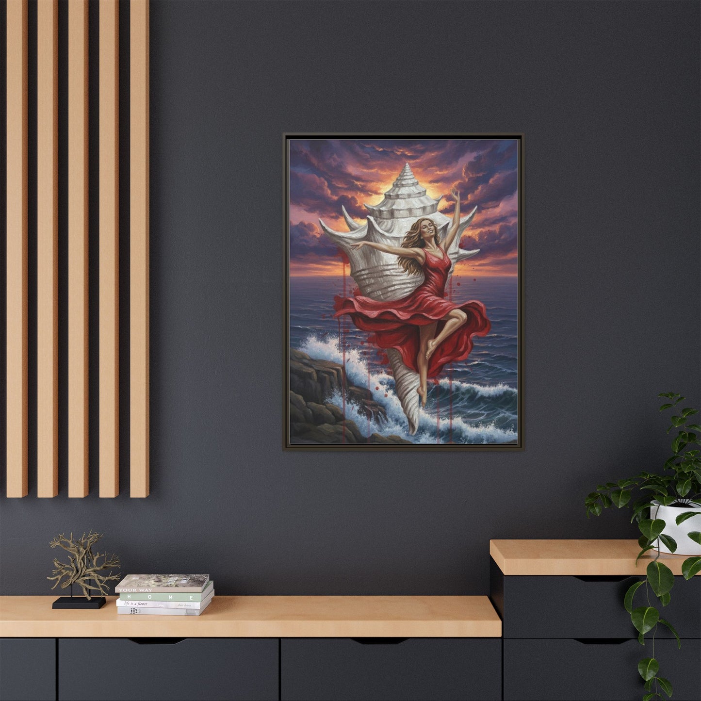 Vibration of the Keys Conch Shell Dancer (Red)