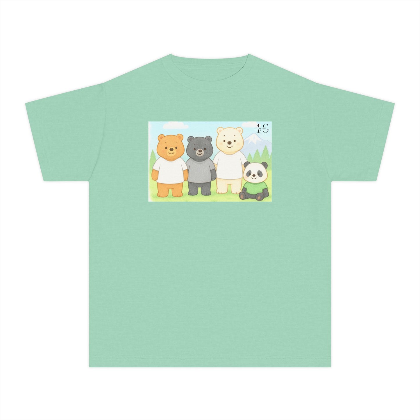 Different Breeds, Same Soul Bear family  Youth T‑Shirt
