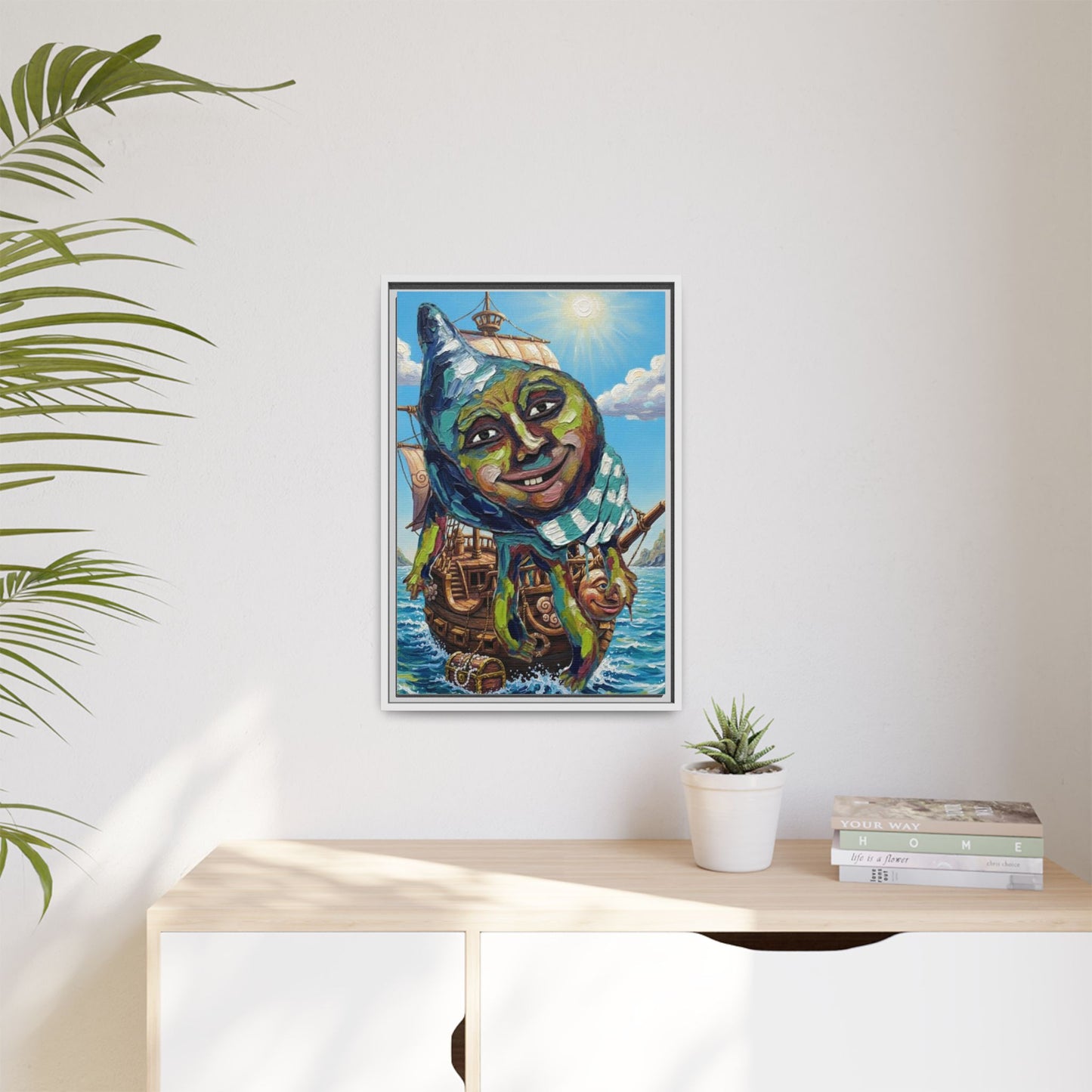 Vibration of the Keys “Captain Conch” Wall Art