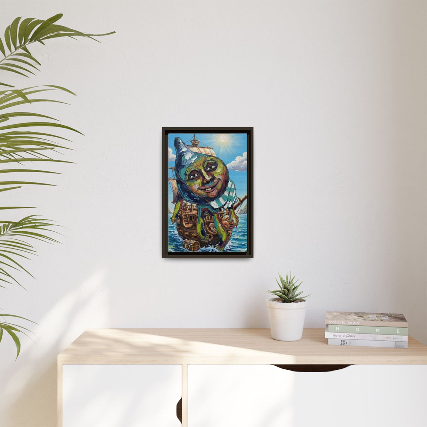Vibration of the Keys “Captain Conch” Wall Art