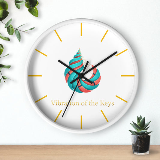 Vibration of the Keys Wall Clock — Customizable