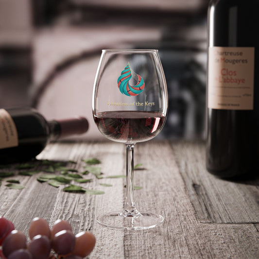 Vibration of the Keys 12oz Wine Glass – "A day at the beach"