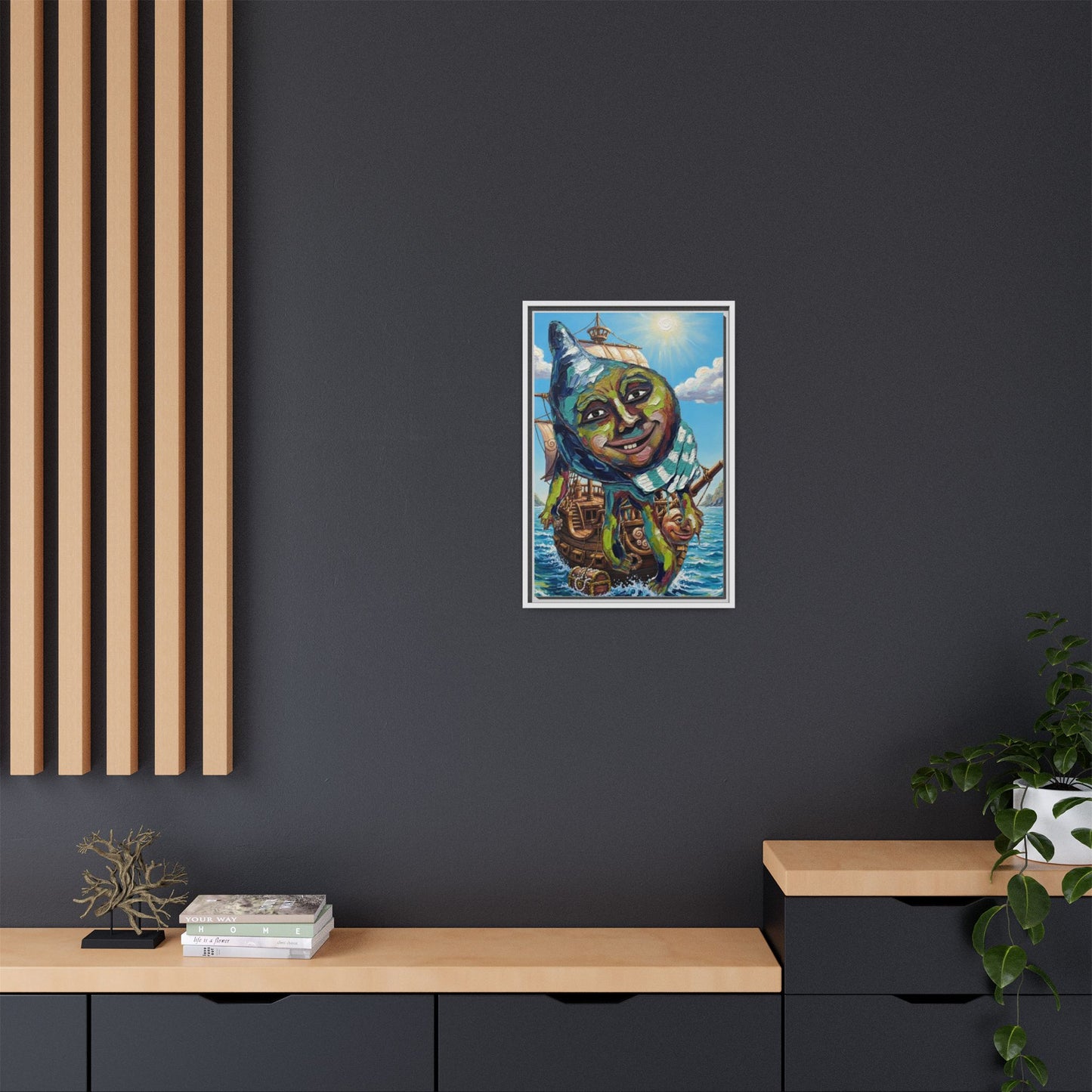 Vibration of the Keys “Captain Conch” Wall Art