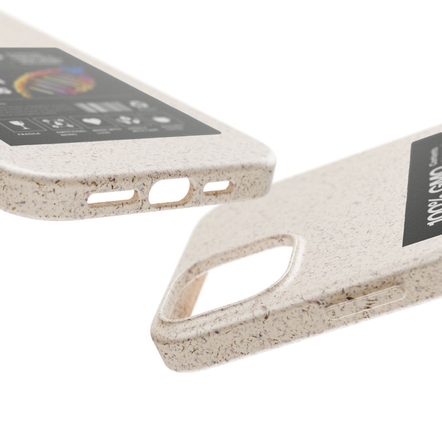 "100% GMO Free Hueman Being" Eco-Friendly Protective Cover