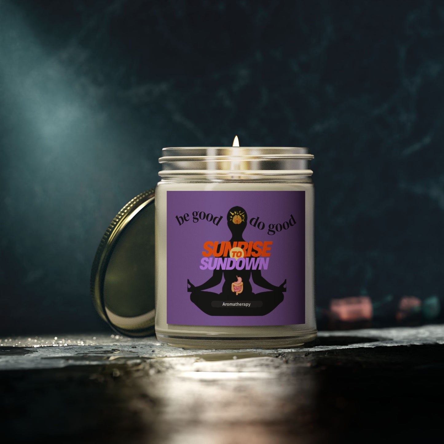 Scented Candle — “Sunrise to Sundown” (4oz & 9oz)