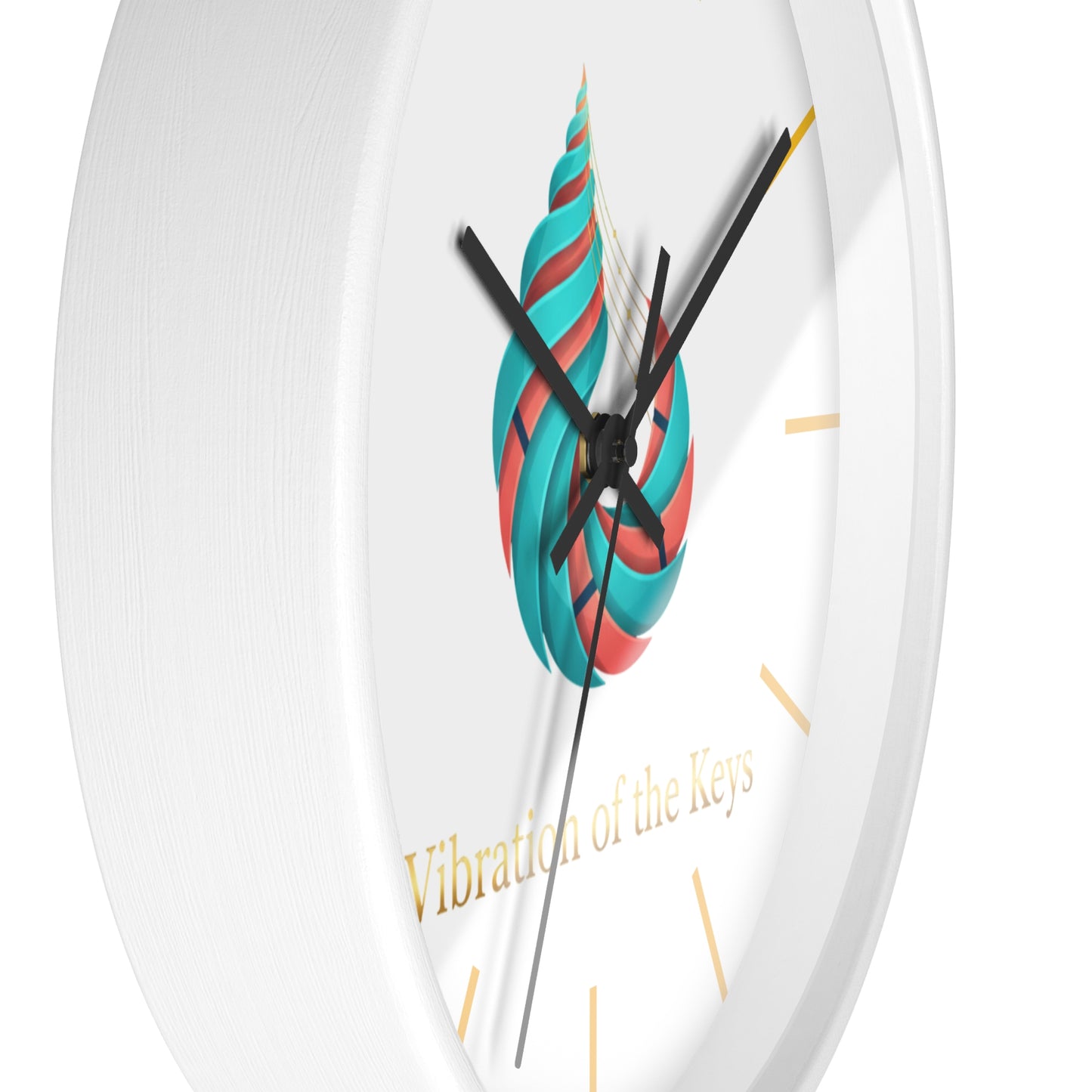 Vibration of the Keys Wall Clock — Customizable