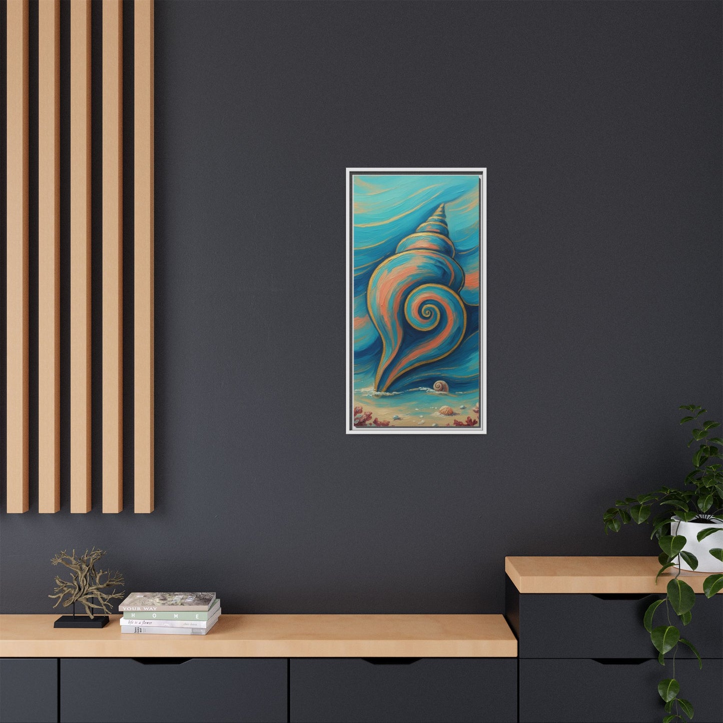 Vibration of the Keys – Colorful Sea Shell Coastal Wall Art