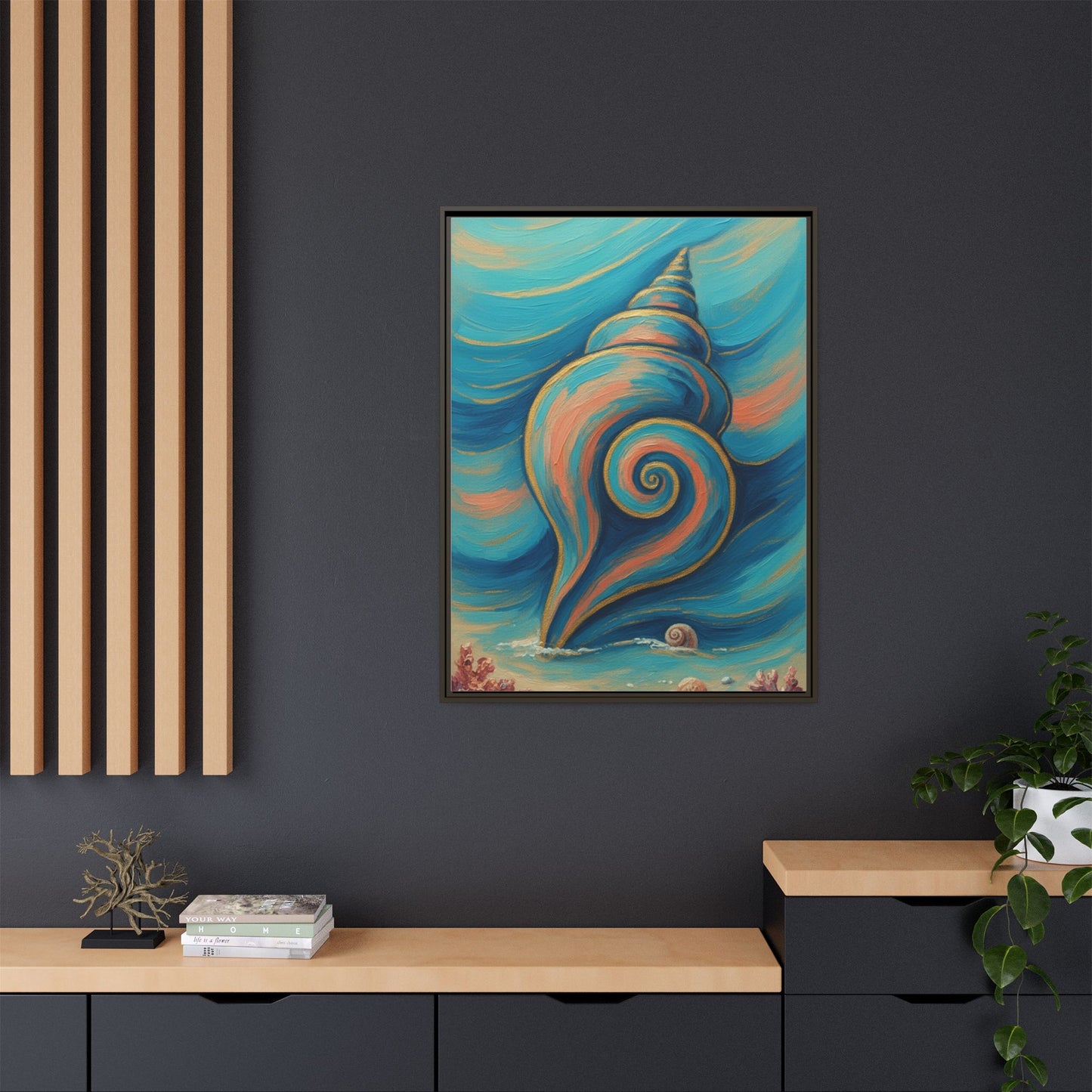 Vibration of the Keys – Colorful Sea Shell Coastal Wall Art