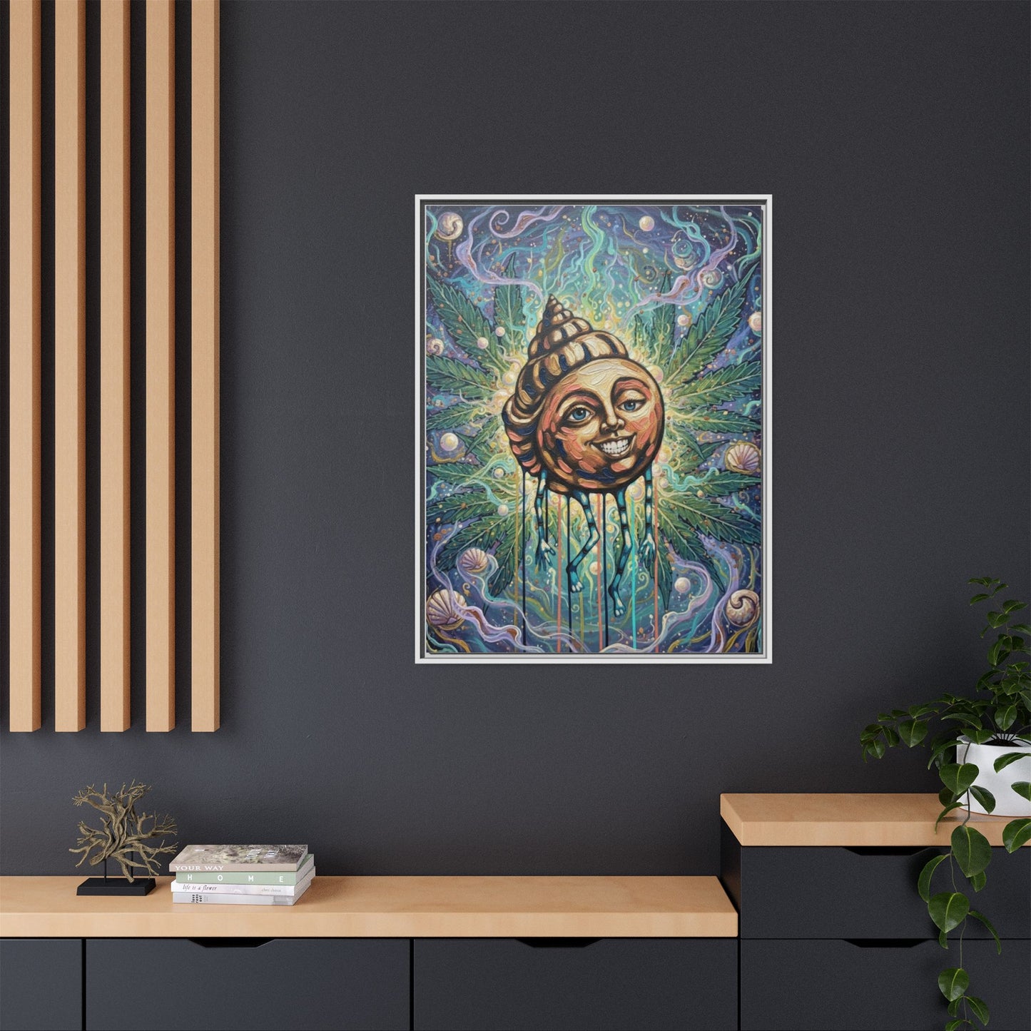 Vibration of the Keys “Legalized Conch” Wall Art