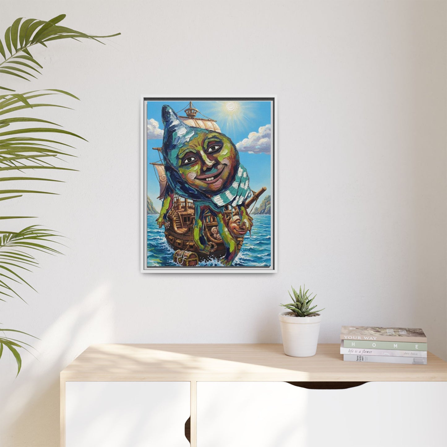 Vibration of the Keys “Captain Conch” Wall Art