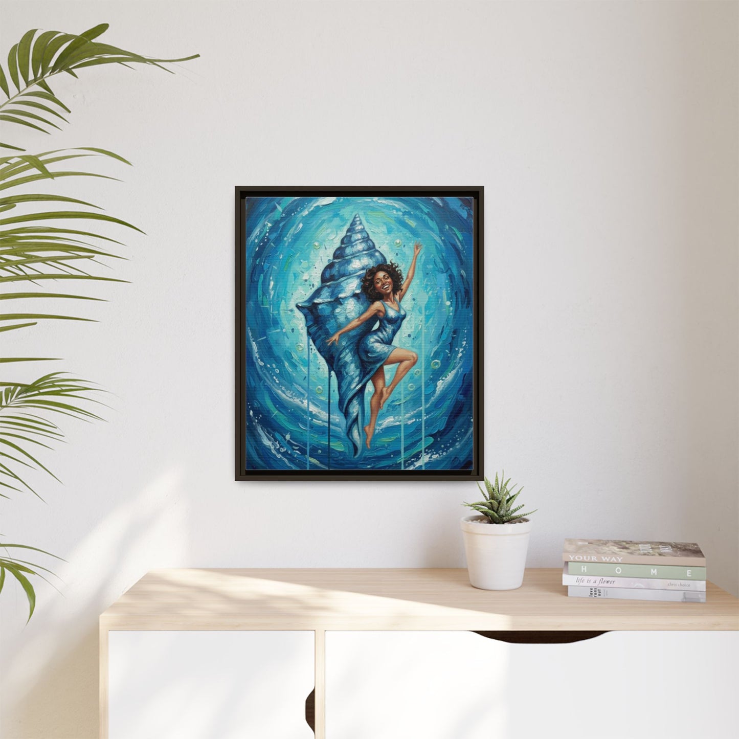 Vibration of the Keys Conch Shell Dancer (Blue)