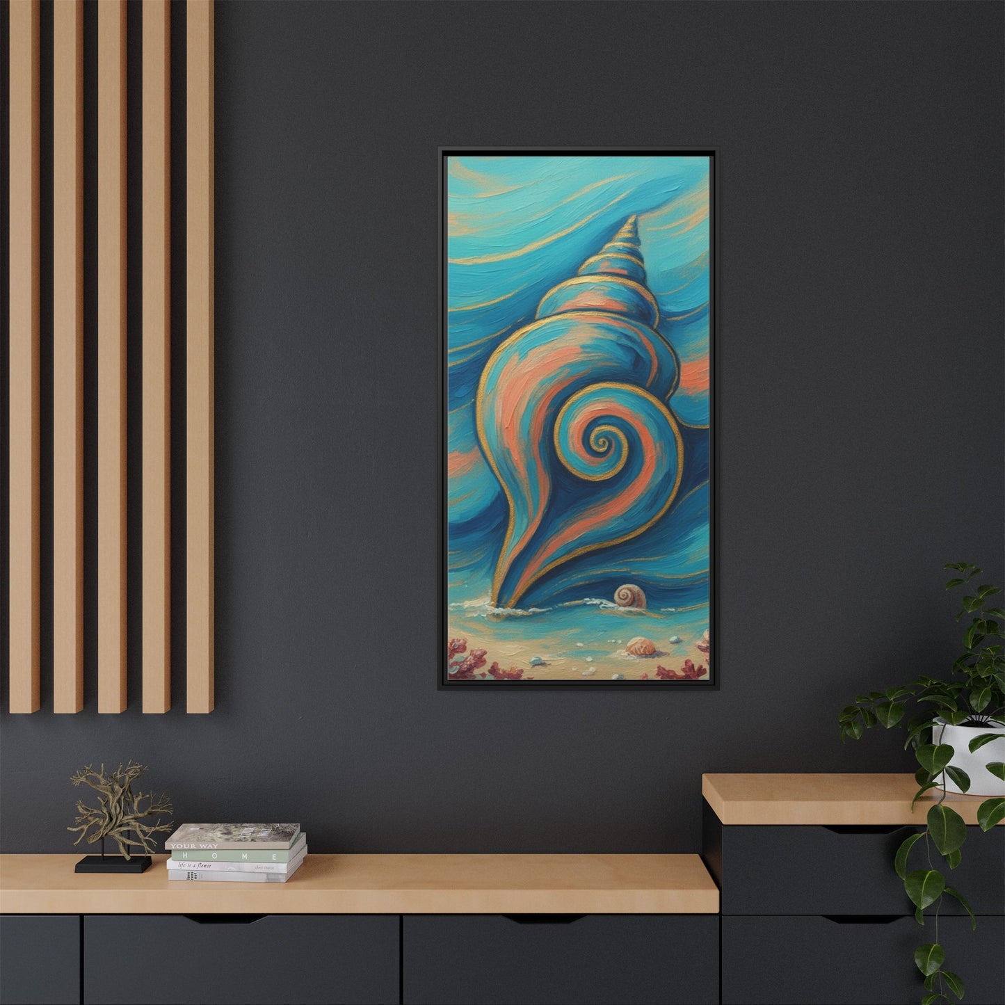 Vibration of the Keys – Colorful Sea Shell Coastal Wall Art