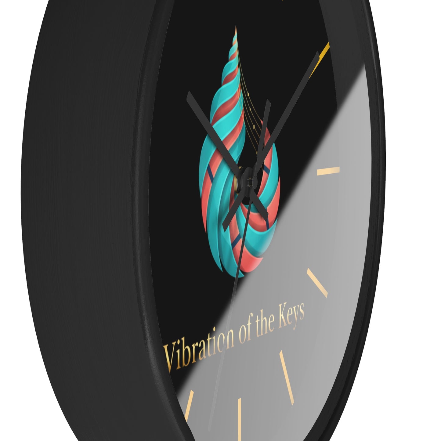 Vibration of the Keys Wall Clock — Customizable