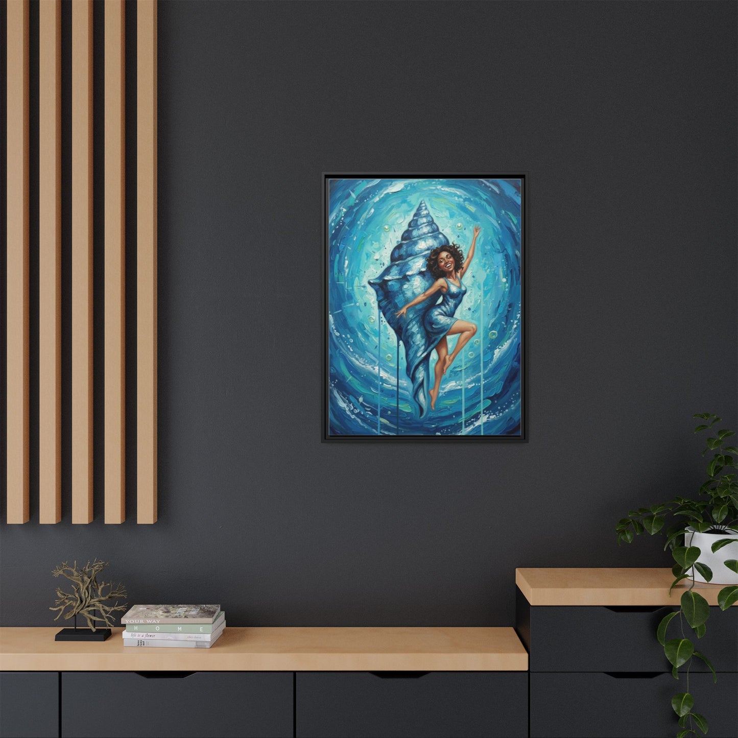 Vibration of the Keys Conch Shell Dancer (Blue)