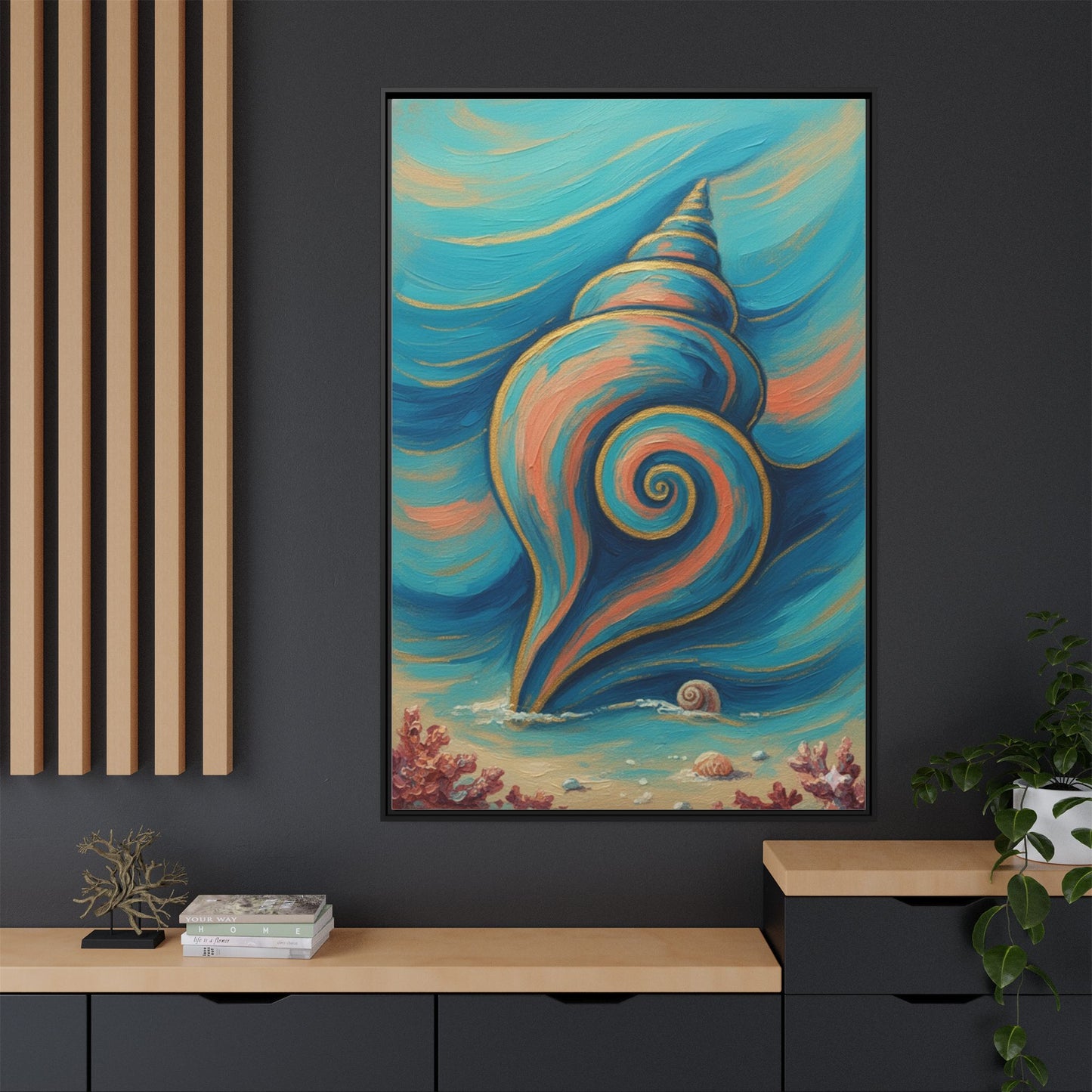 Vibration of the Keys – Colorful Sea Shell Coastal Wall Art