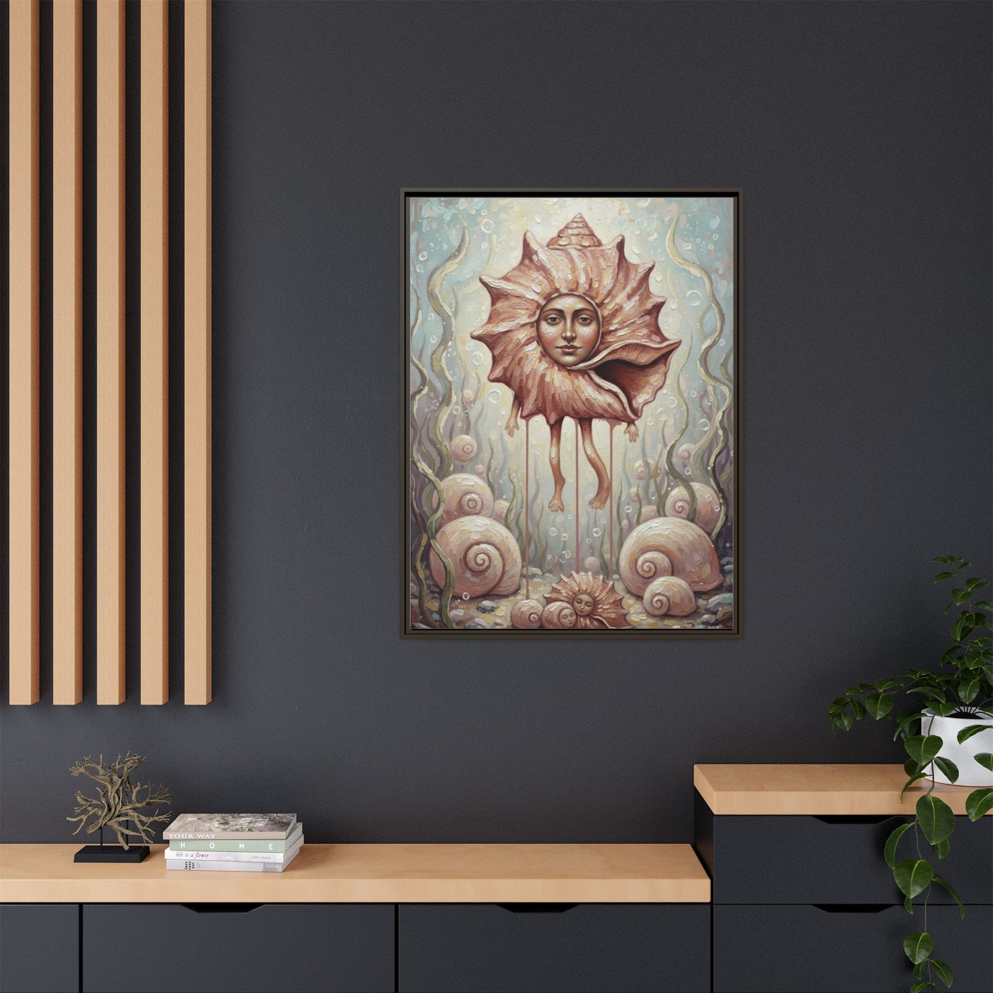 Vibration of the Keys “Mother Conch” Wall Art