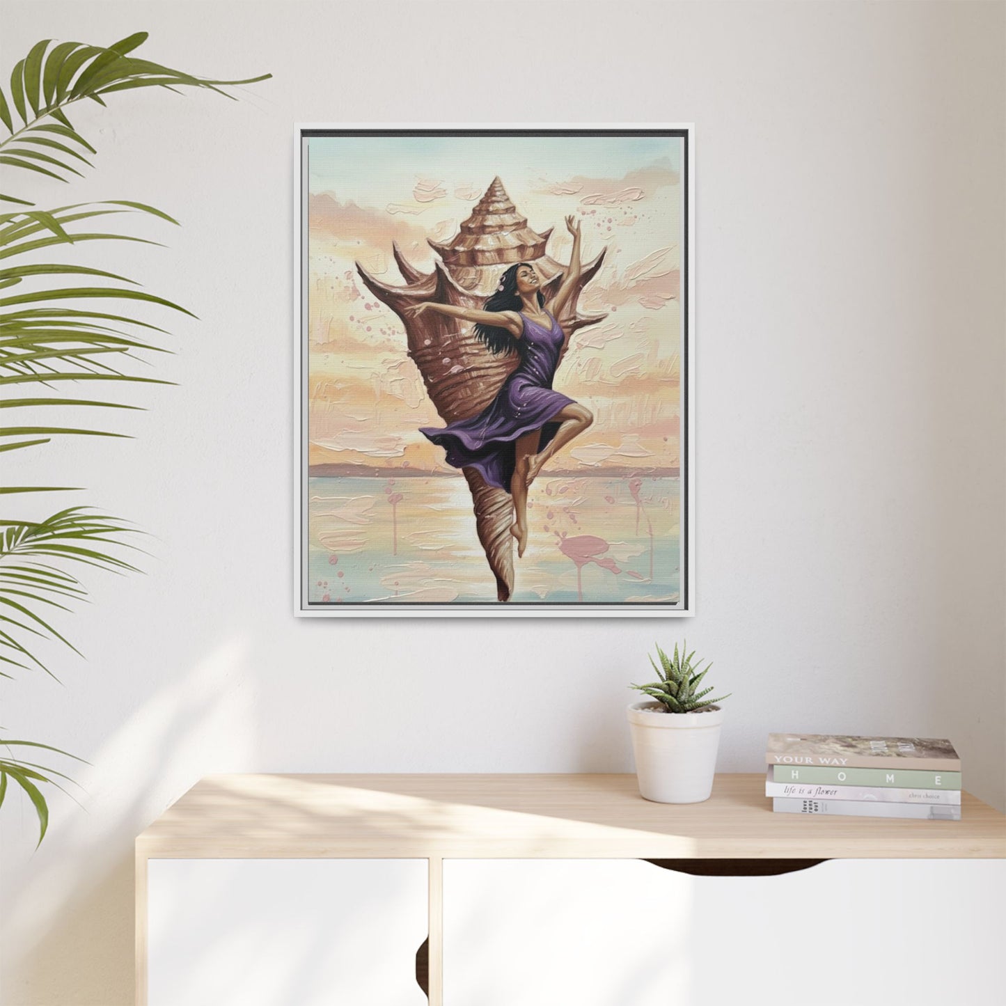 Vibration of the Keys Conch Shell Dancer (Purple)