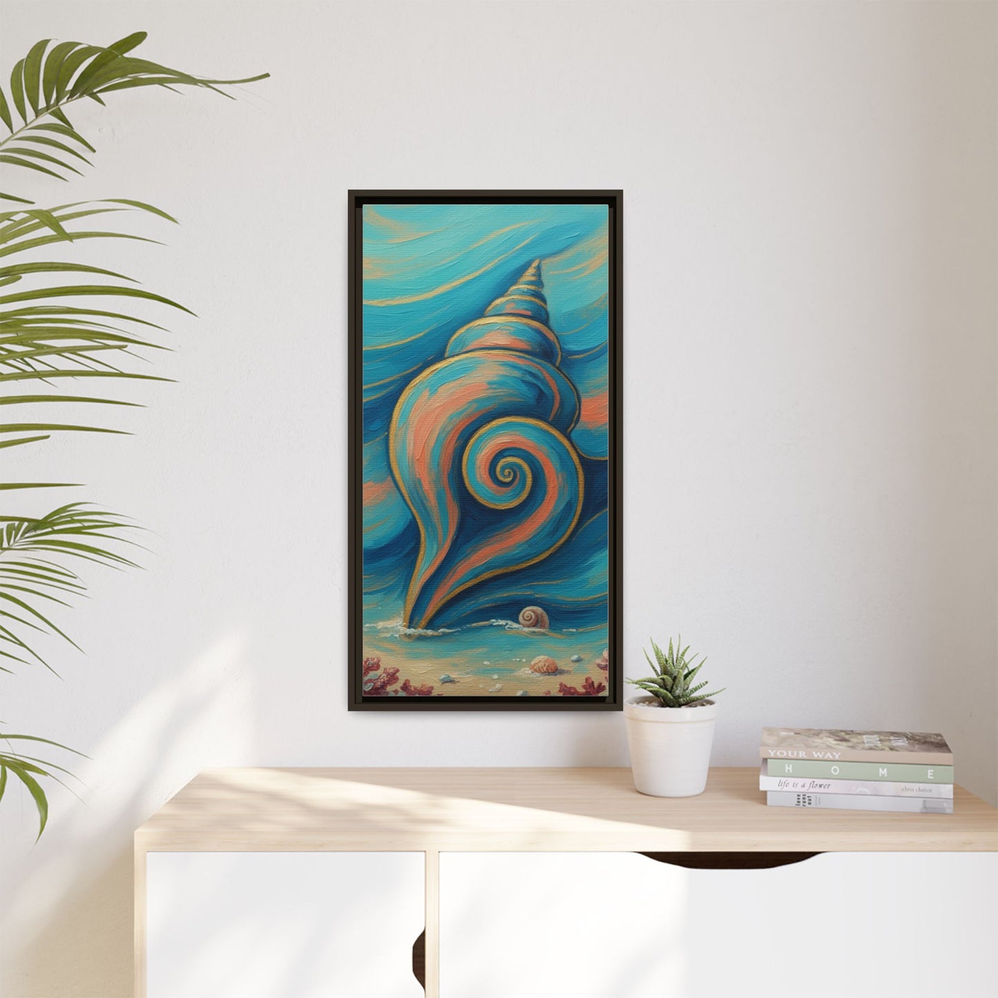 Vibration of the Keys – Colorful Sea Shell Coastal Wall Art