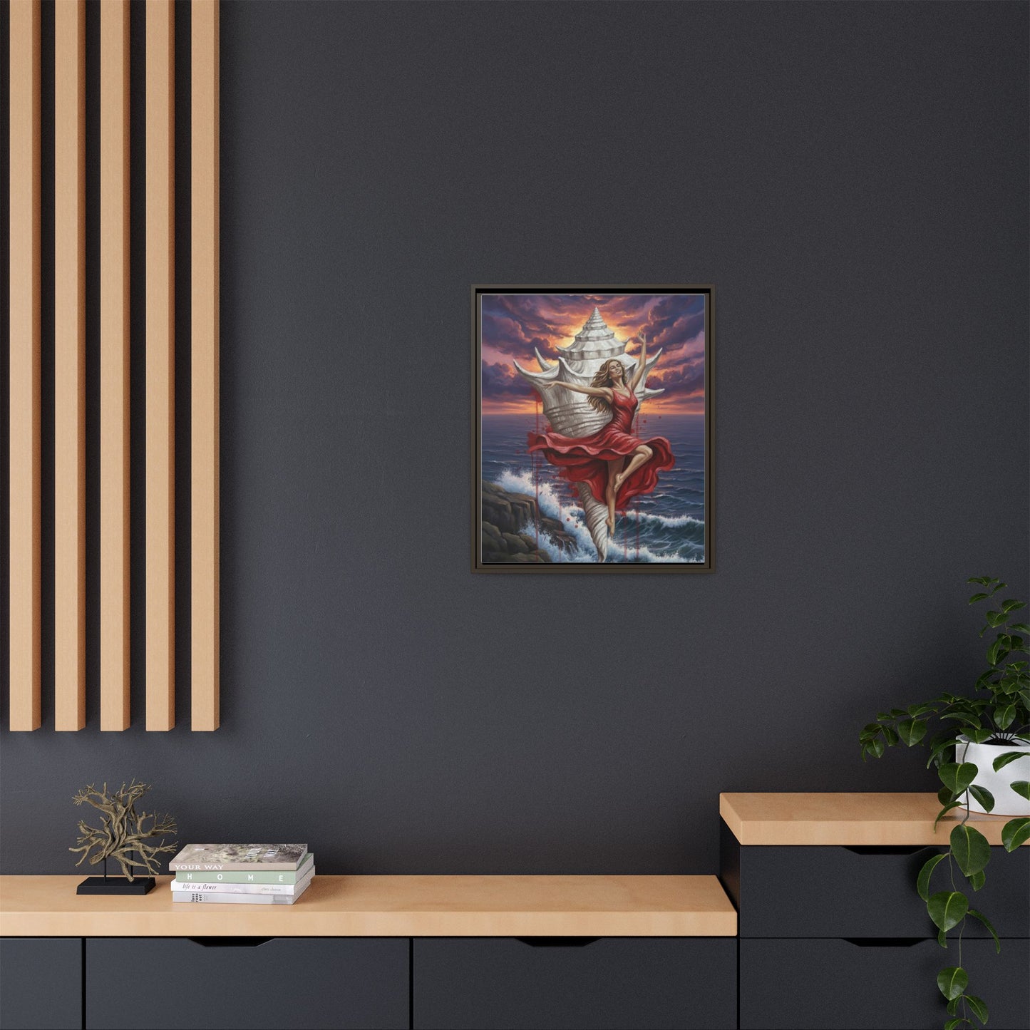 Vibration of the Keys Conch Shell Dancer (Red)