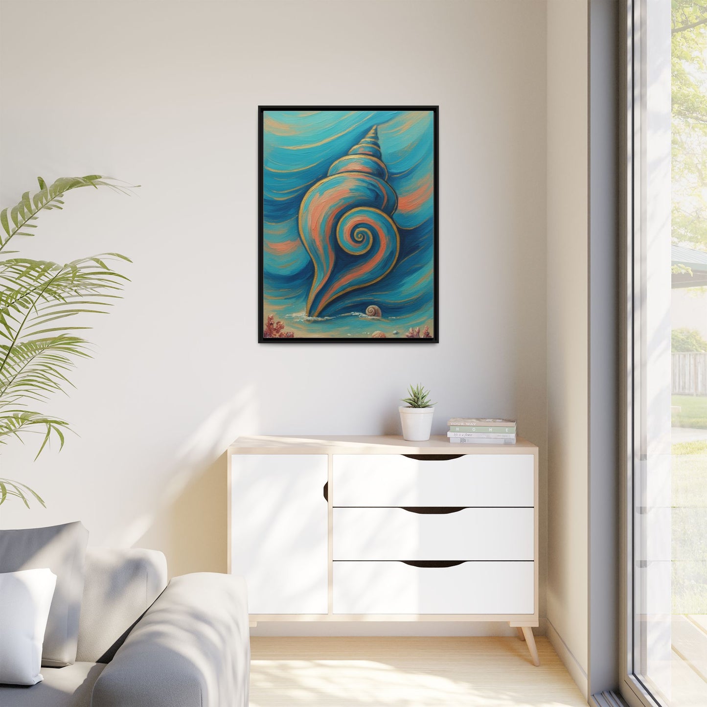 Vibration of the Keys – Colorful Sea Shell Coastal Wall Art