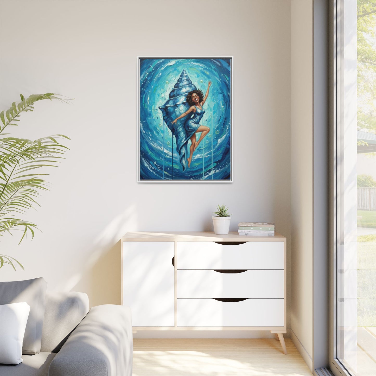 Vibration of the Keys Conch Shell Dancer (Blue)