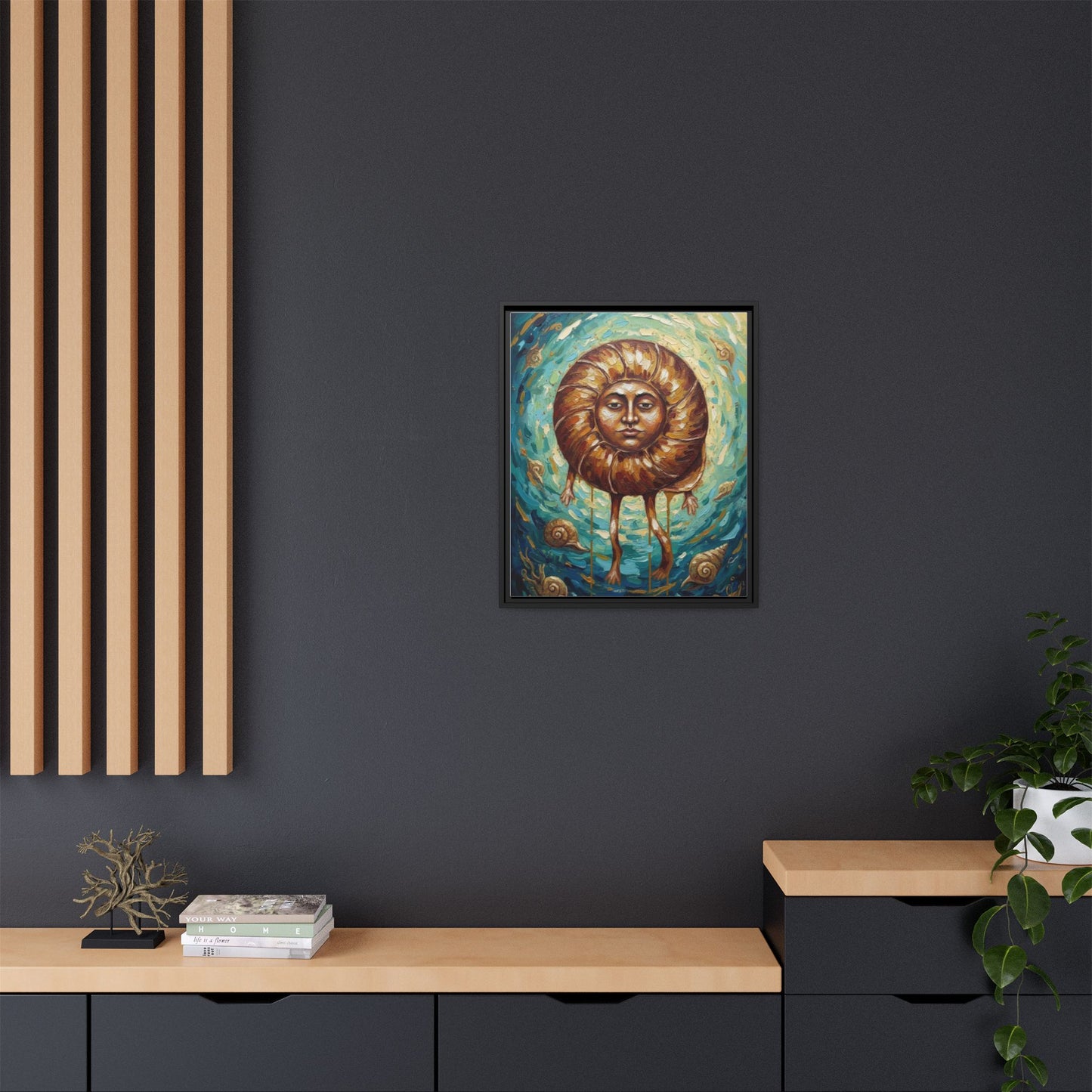 Vibration of the Keys “Father Conch” Wall Art