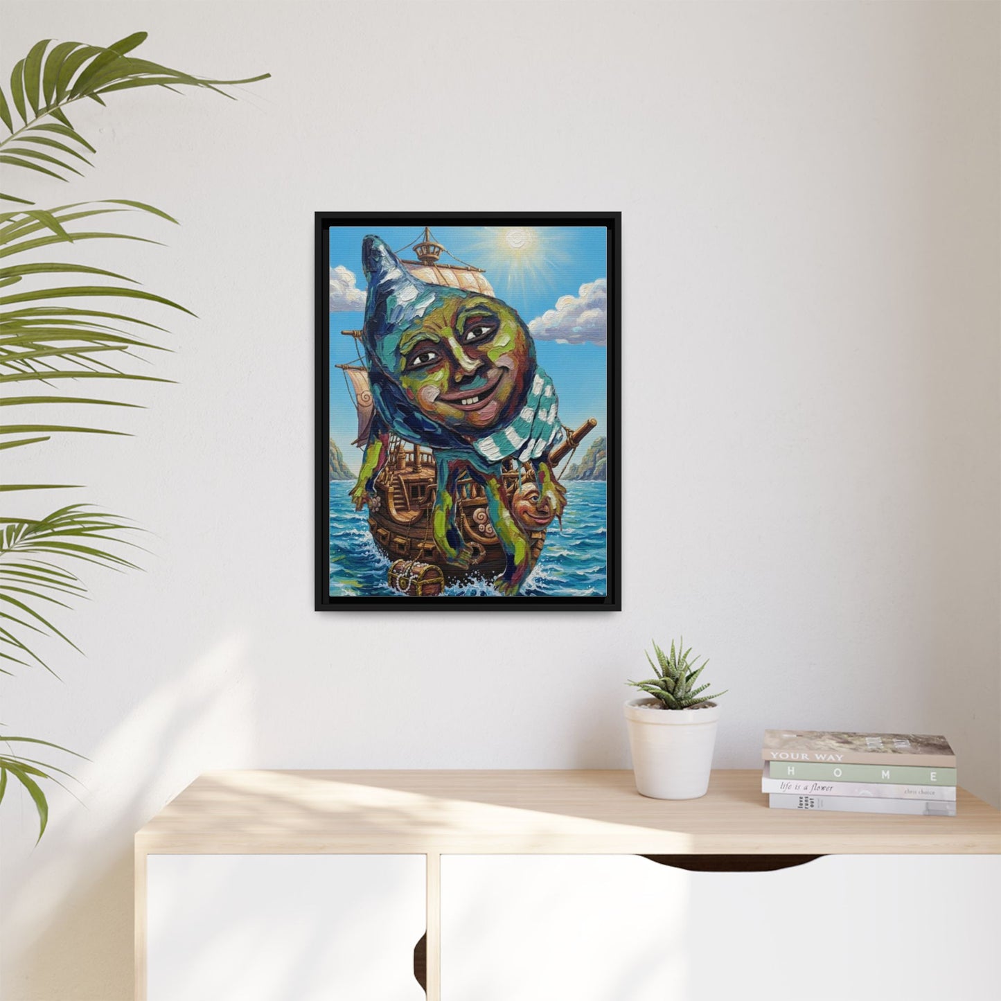 Vibration of the Keys “Captain Conch” Wall Art