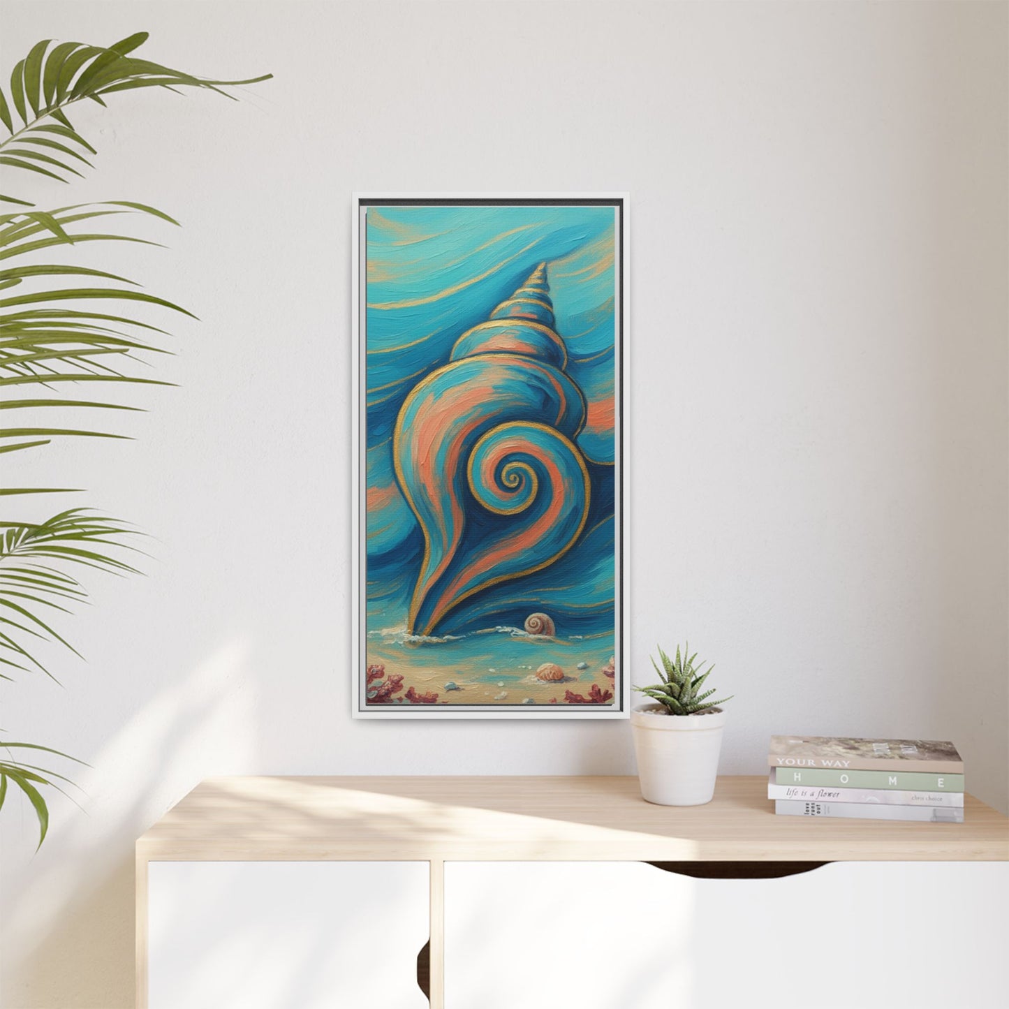 Vibration of the Keys – Colorful Sea Shell Coastal Wall Art