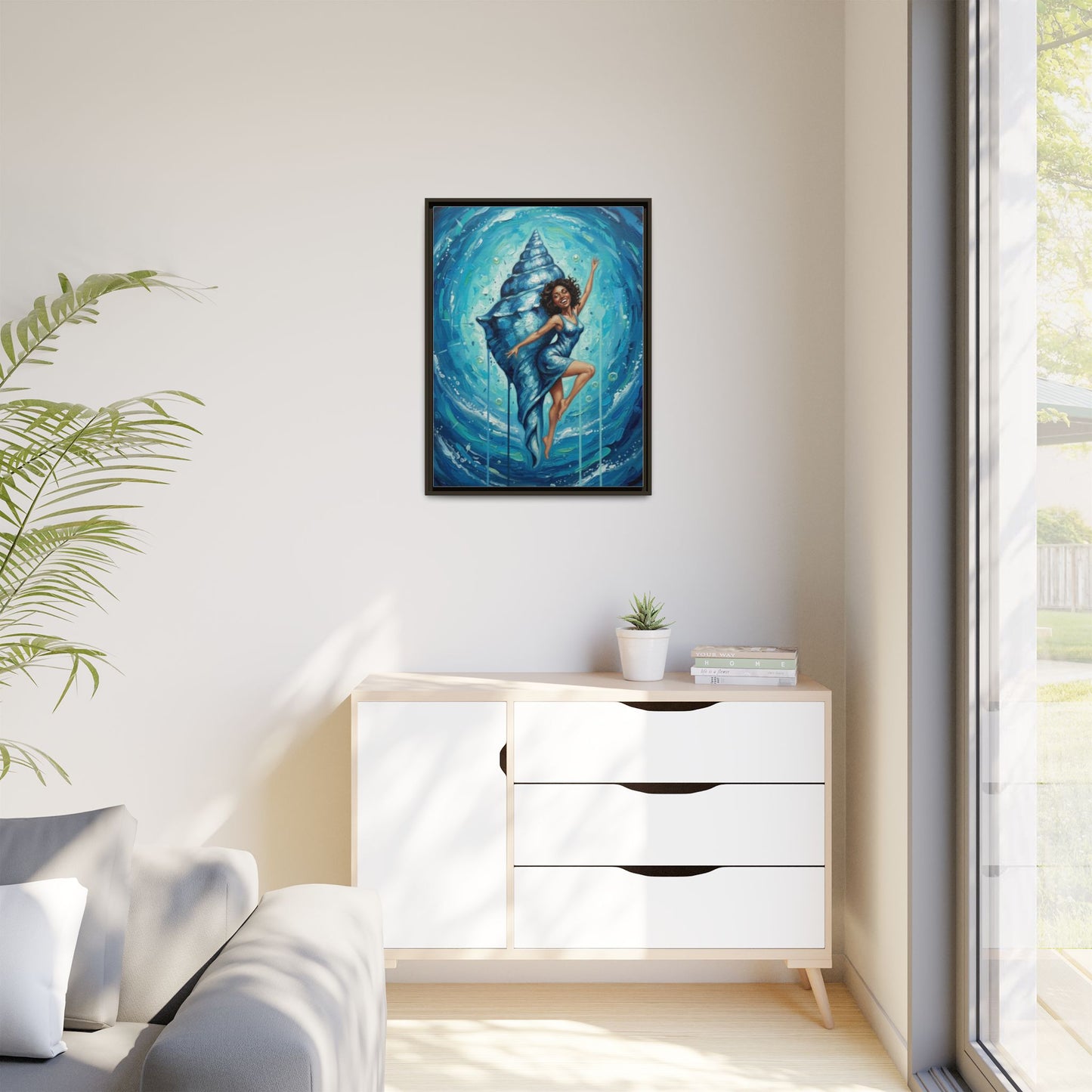 Vibration of the Keys Conch Shell Dancer (Blue)