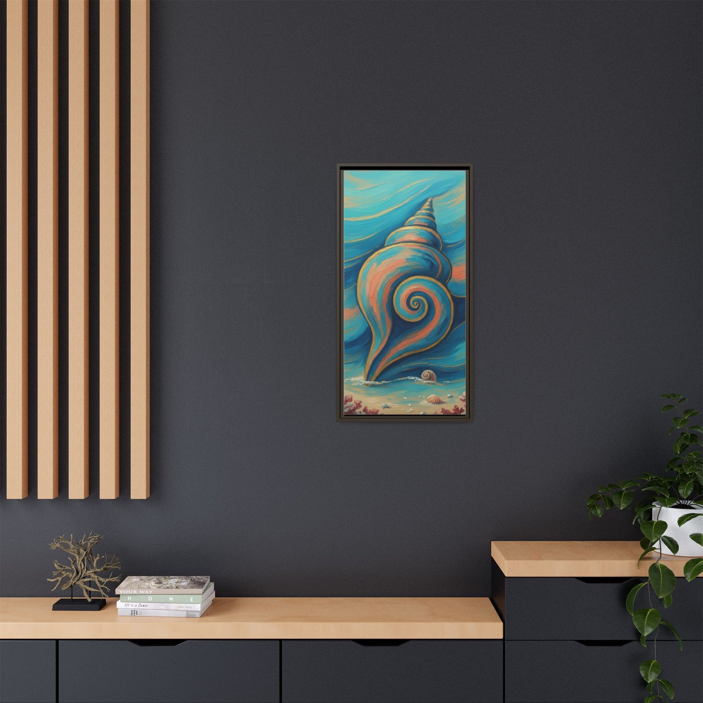 Vibration of the Keys – Colorful Sea Shell Coastal Wall Art