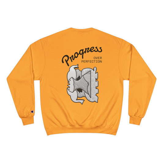 Progress Over Perfection Champion Crewneck